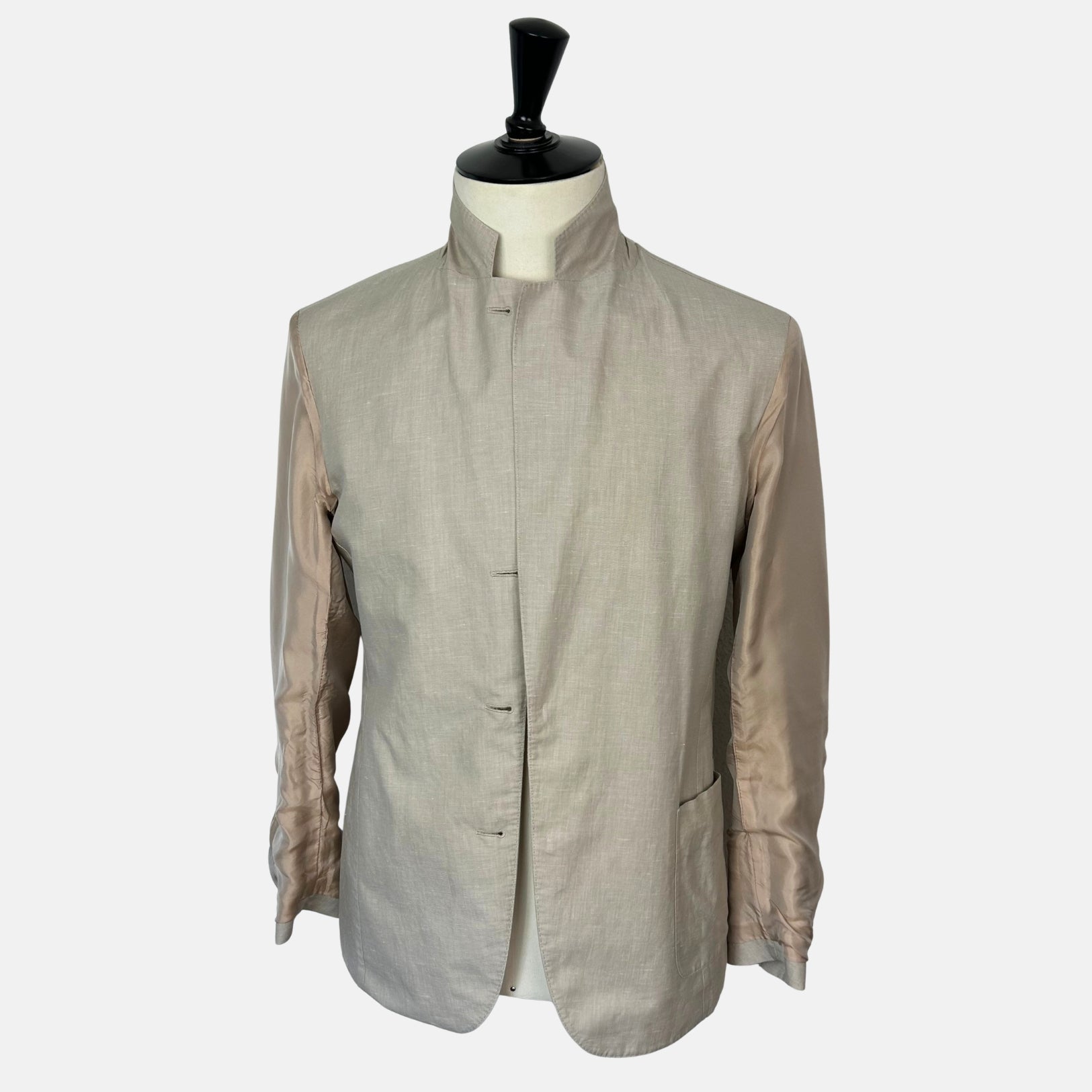 Ecru Blazer made of Cotton/Linen/Silk (EU 48)