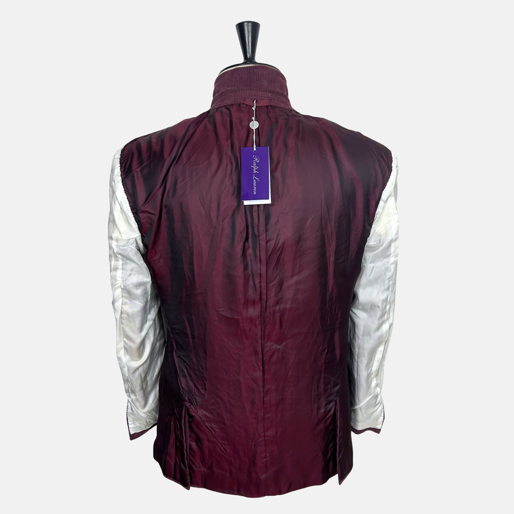 Burgundy Corduroy Blazer made of Cotton (EU 52)