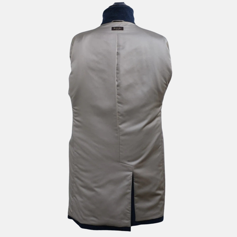 Blue "Martingala" Coat made of Cashmere/Virgin Wool (EU 52)