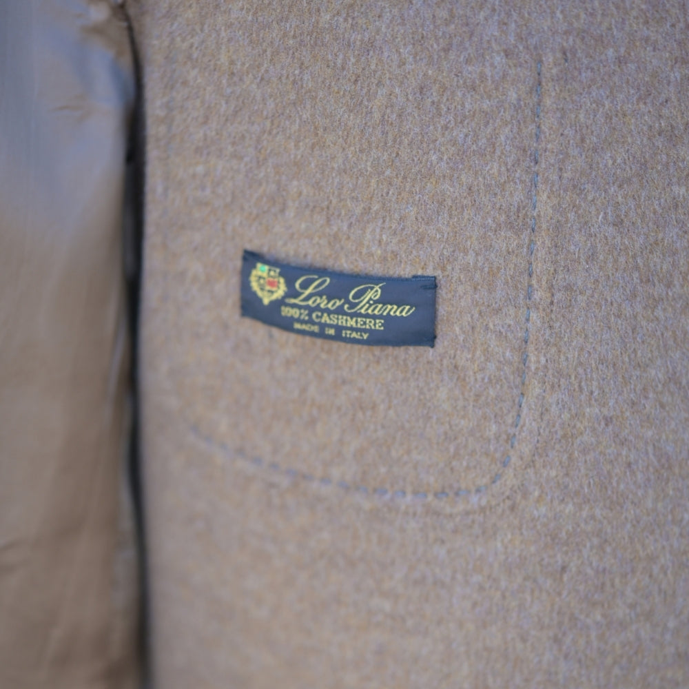 Grey/Brown Cashmere Jacket (EU 50)
