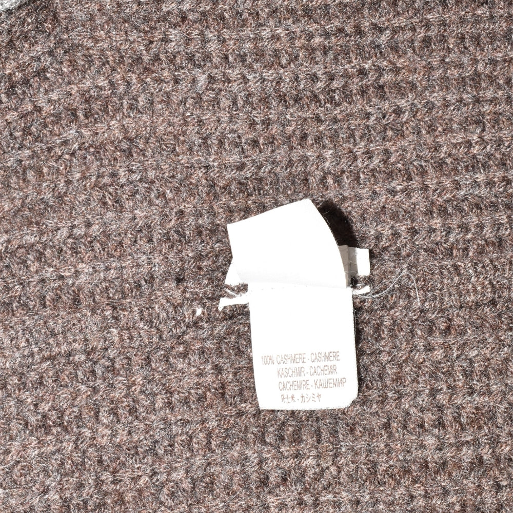 Brown Double Breasted Cashmere Cardigan (EU 48)