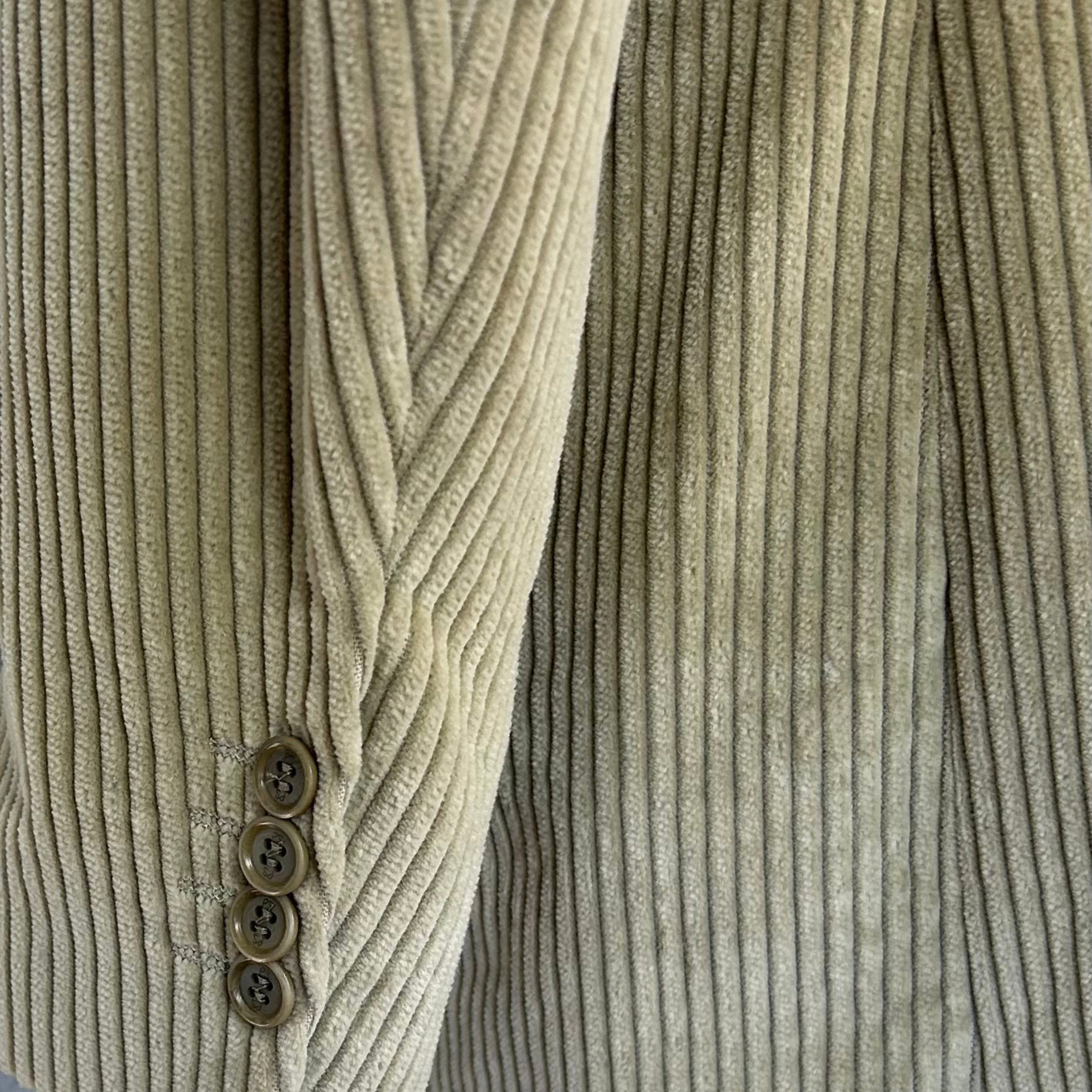 Sand Corduroy Coat made of Cotton (EU 52)