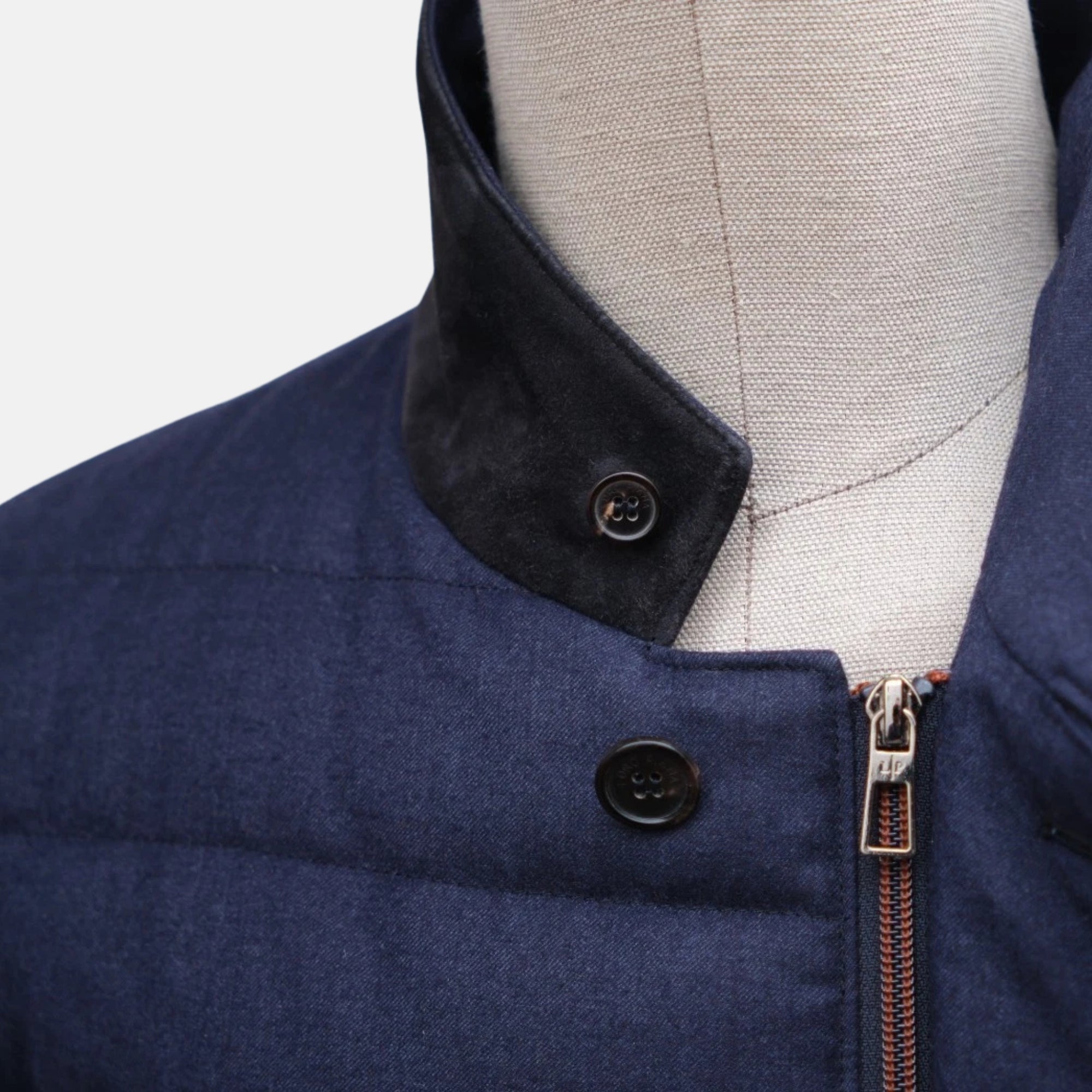 Blue Padded Down Jacket (M)