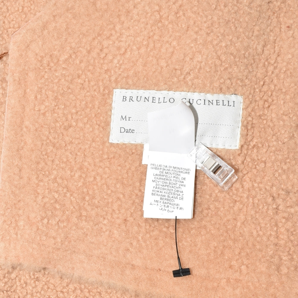 Brown Shearling Vest (M)