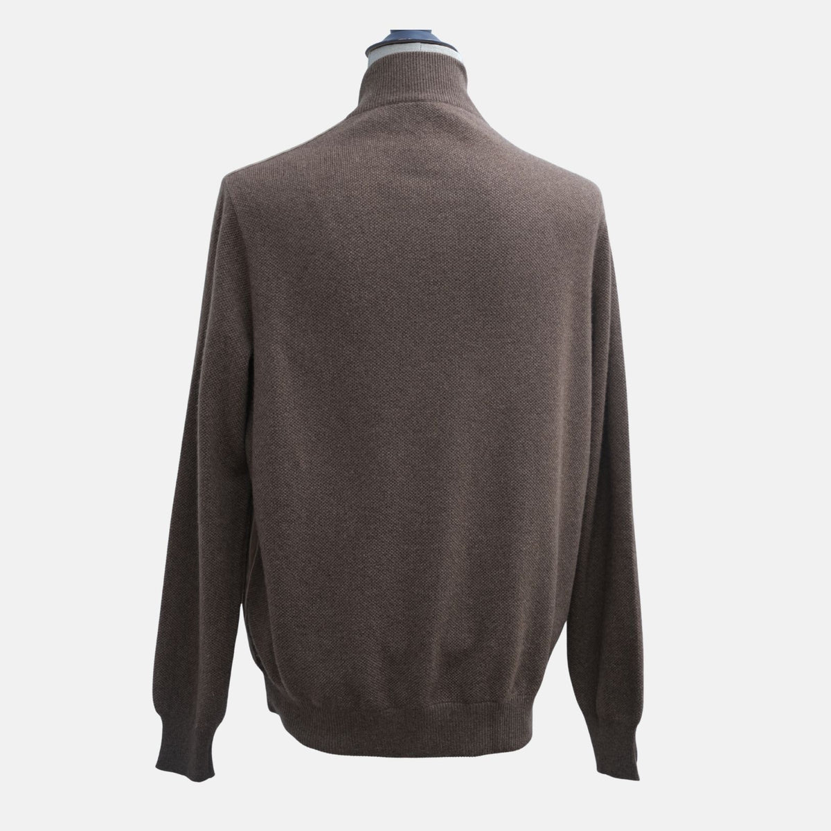 Loro Piana Baby Cashmere Suede Cardigan Brown (EU 54)