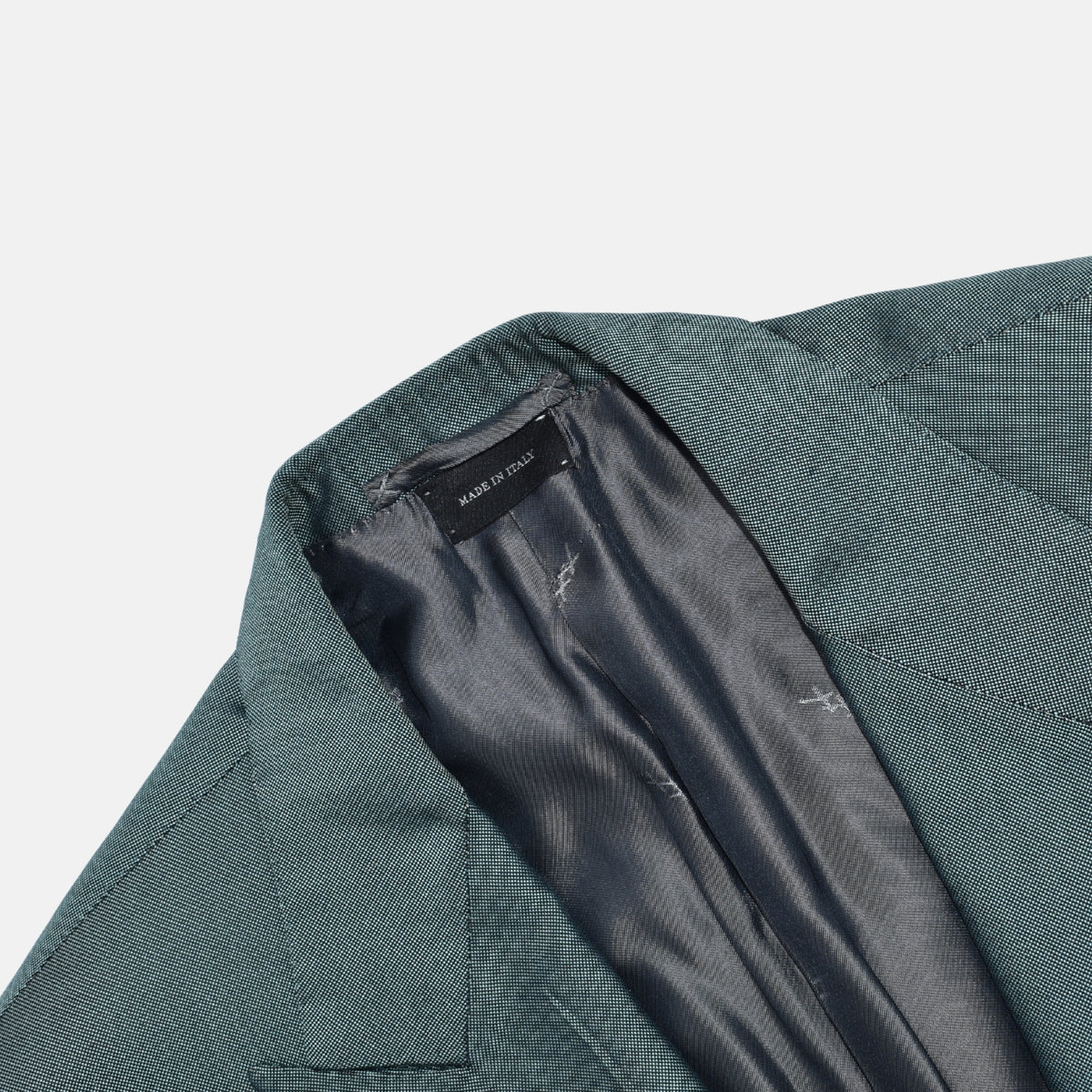 Green Blazer made of Silk (EU 50)