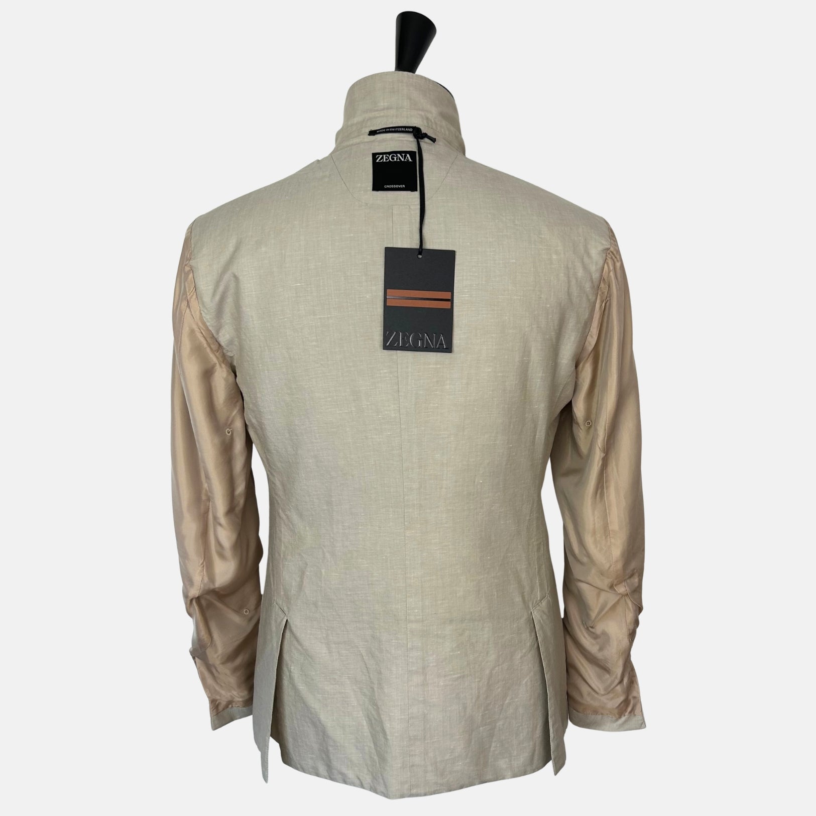 Ecru Blazer made of Cotton/Linen/Silk (EU 48)