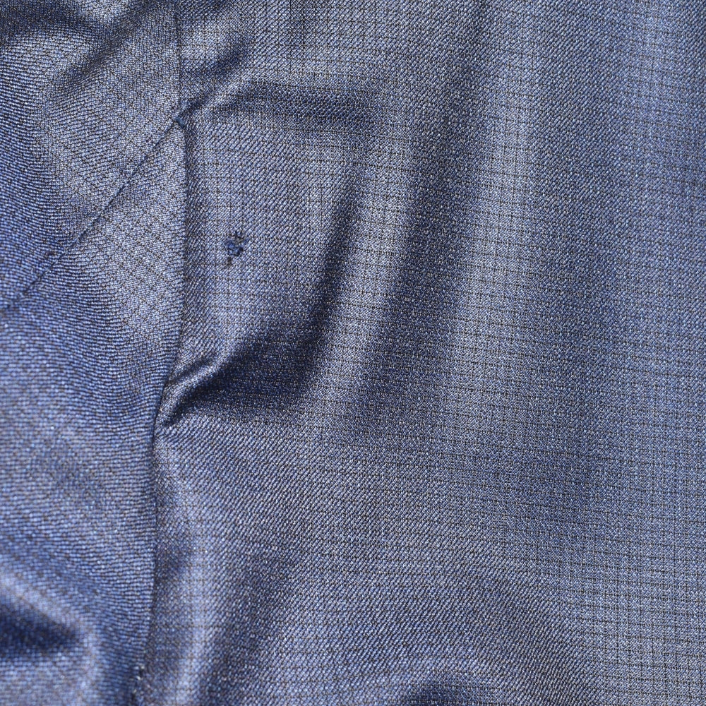 Blue Patterned Wool Blazer (EU 52)