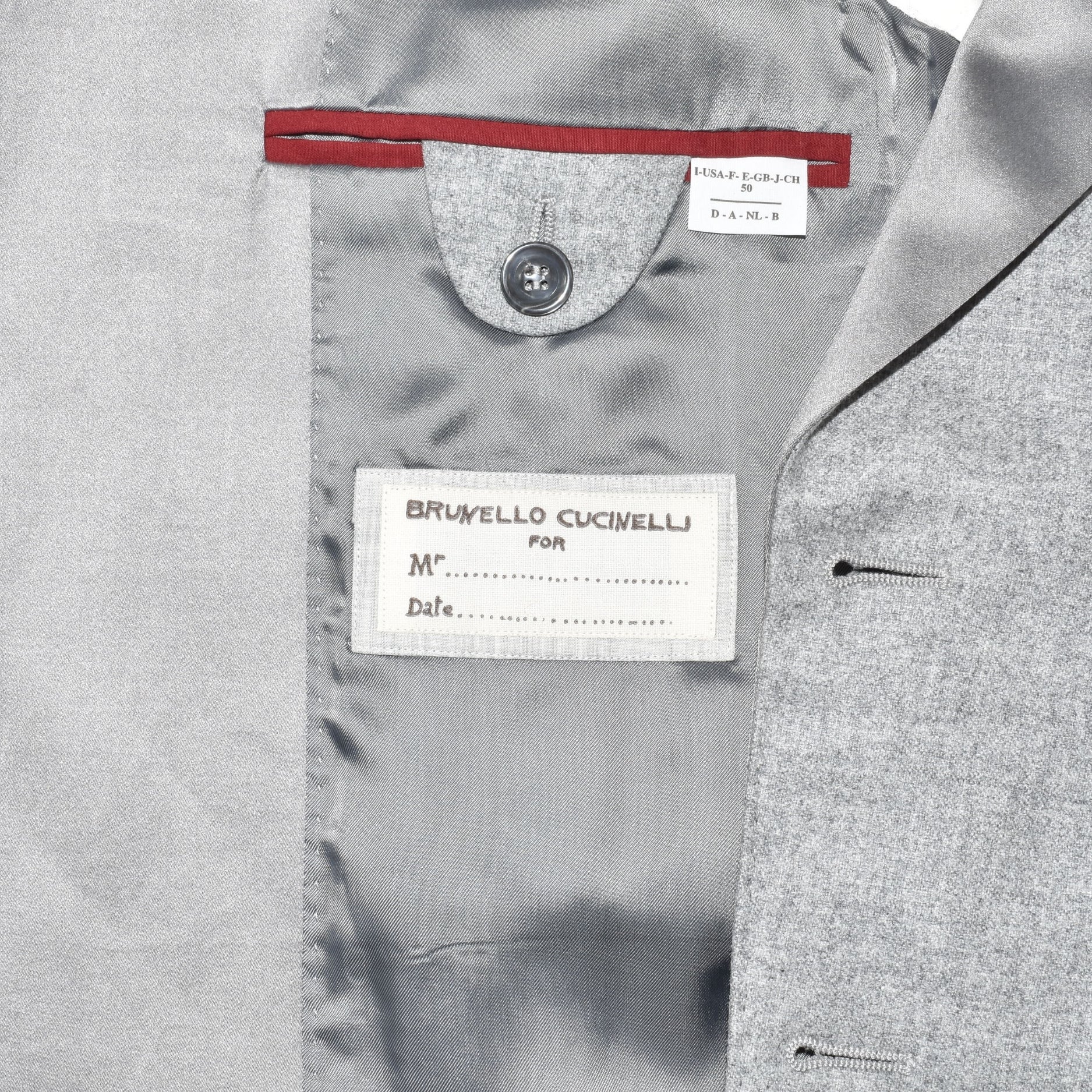Gray Dinner Jacket made of Wool (EU 50)