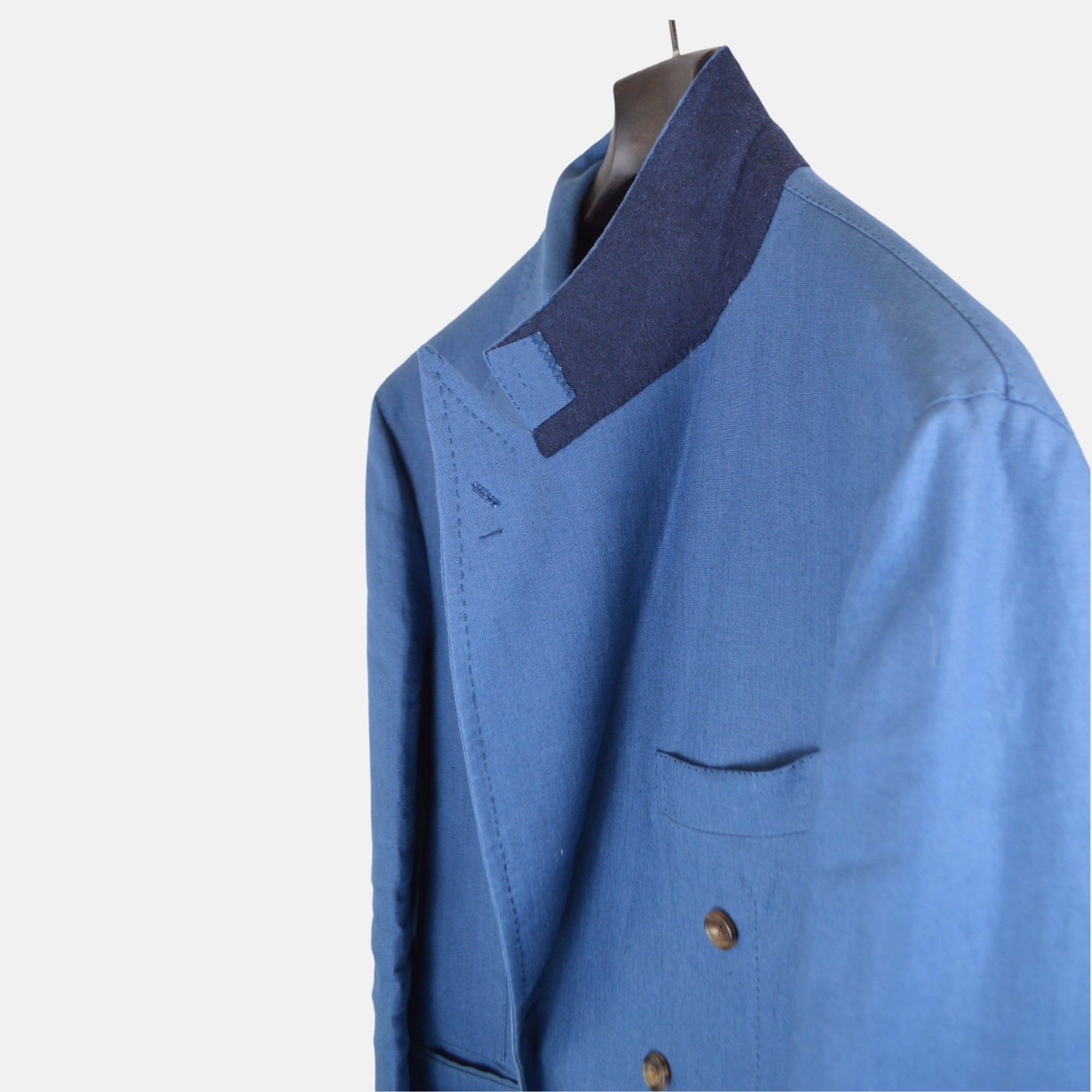 Blue Suit made of Linen (EU 54)