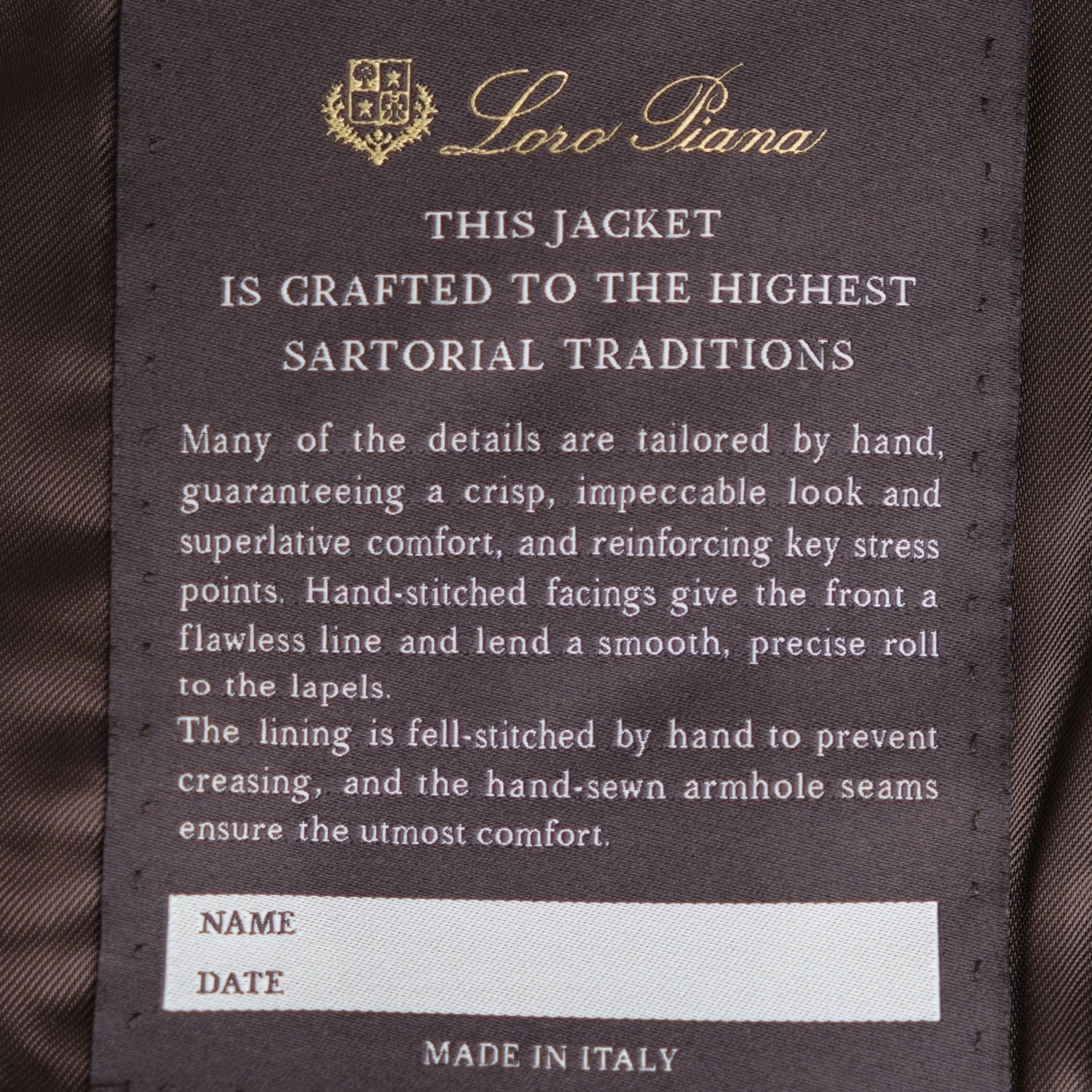 Brown Linen Blazer (EU 54)