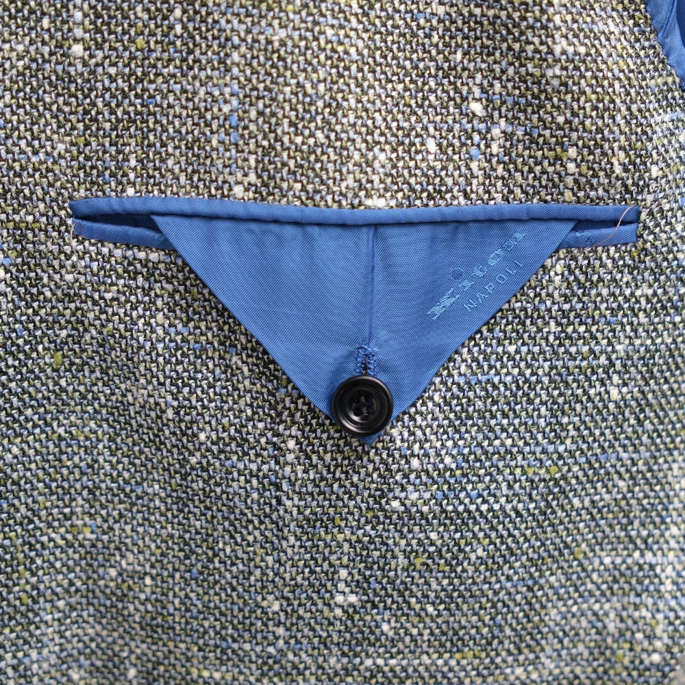 Multicolored Blazer made of Virgin Wool / Silk (EU 54)