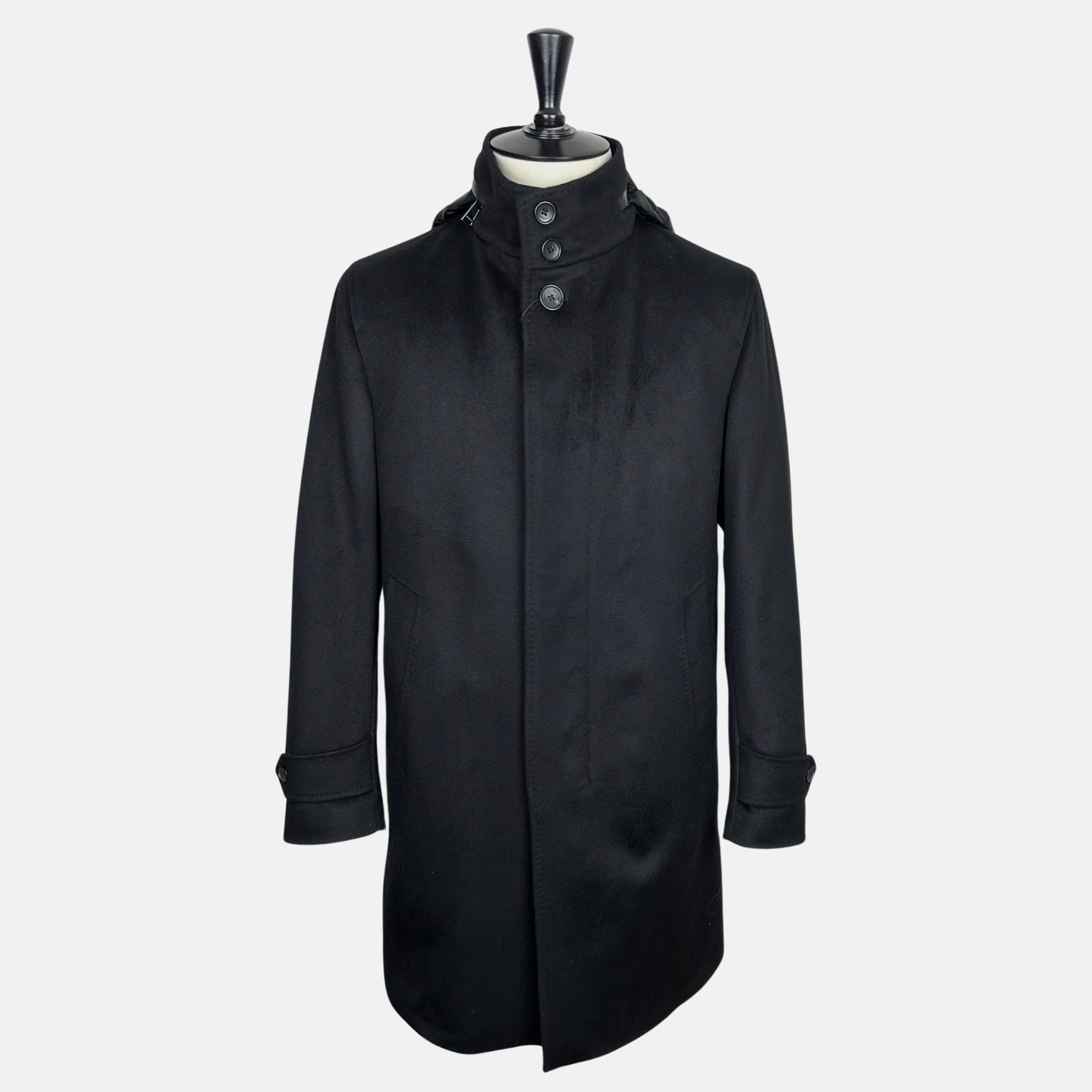 Black Coat made of  Cashmere/Nylon (EU 50)