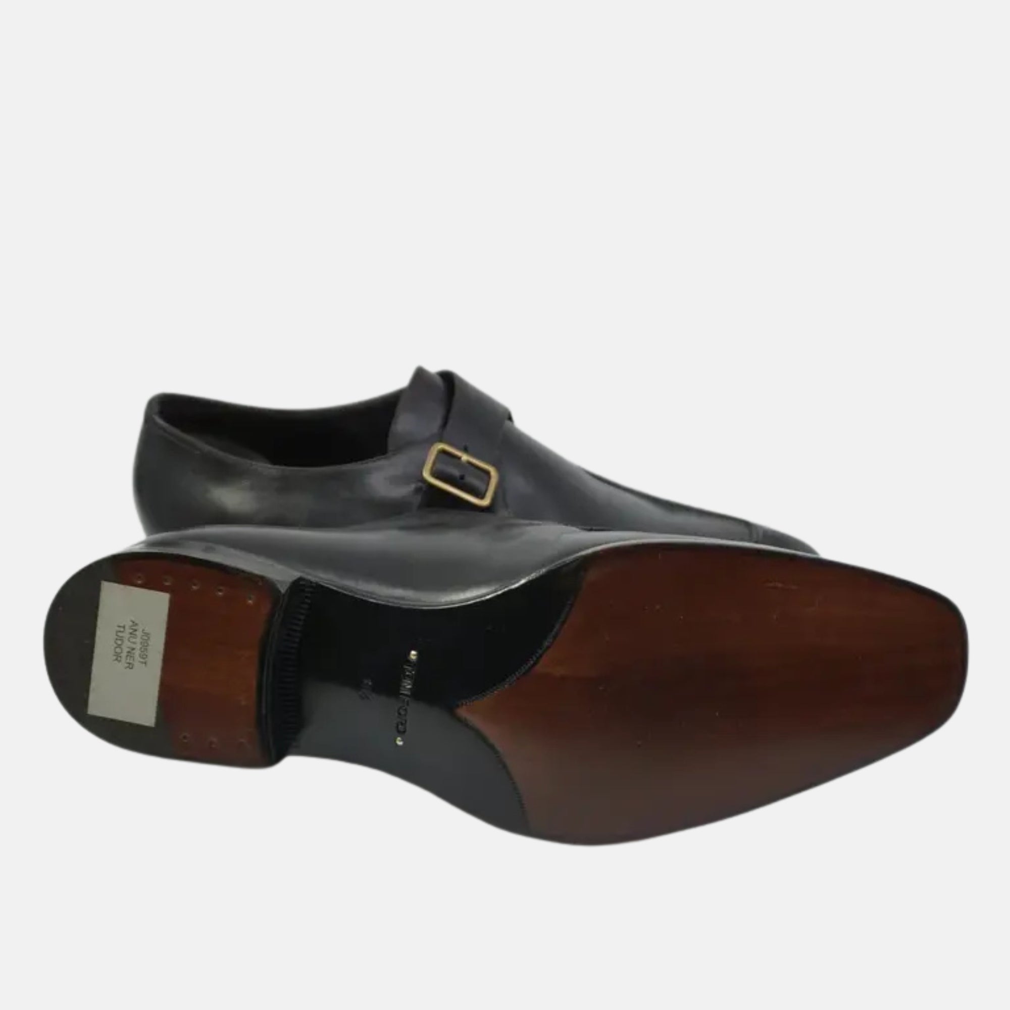 Black Shoes made of Leather (EU 46)