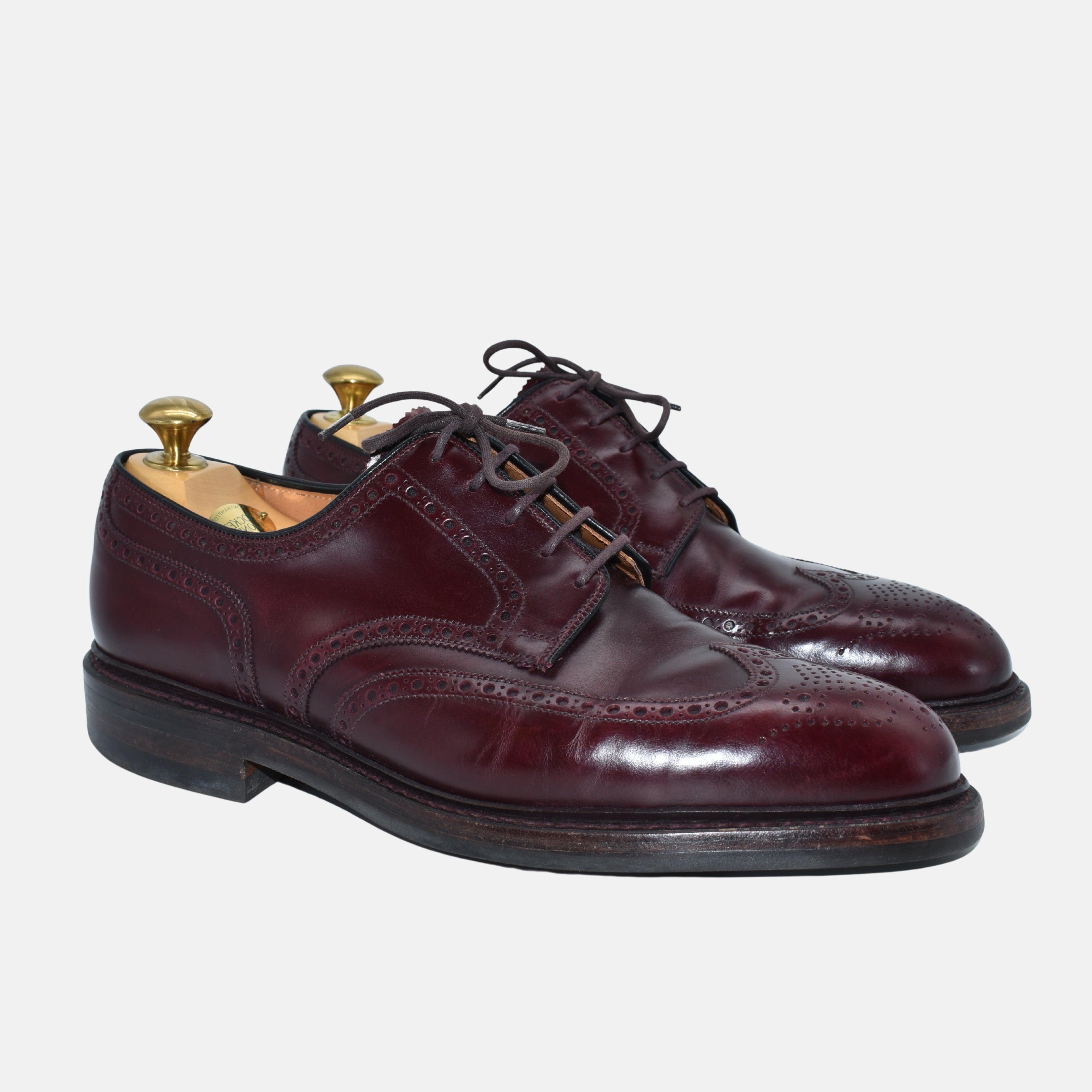 Bordeaux Budapester Shoes made of Leather (EU 42,5)