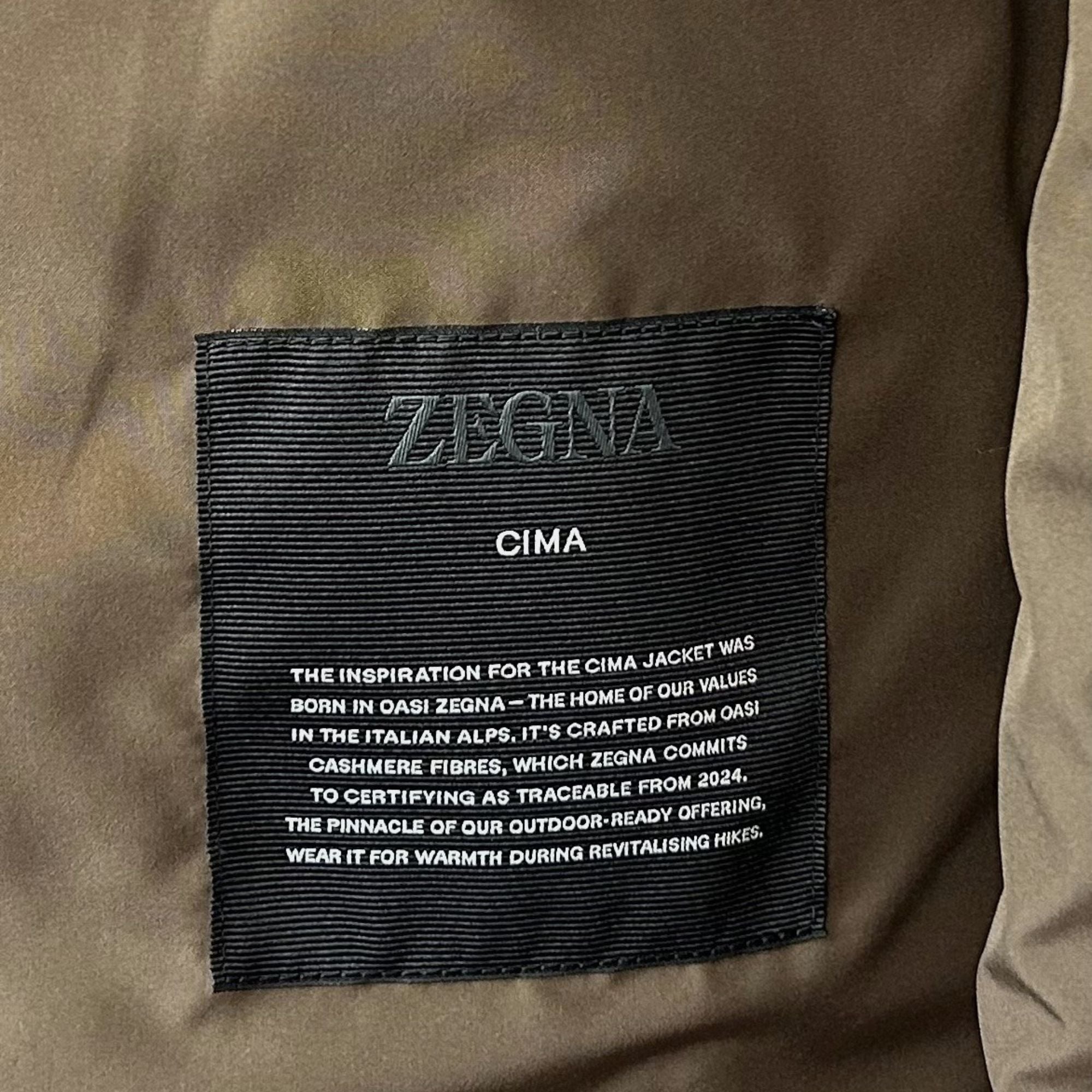 Brown "Cima" Cashmere Jacket (EU 50)