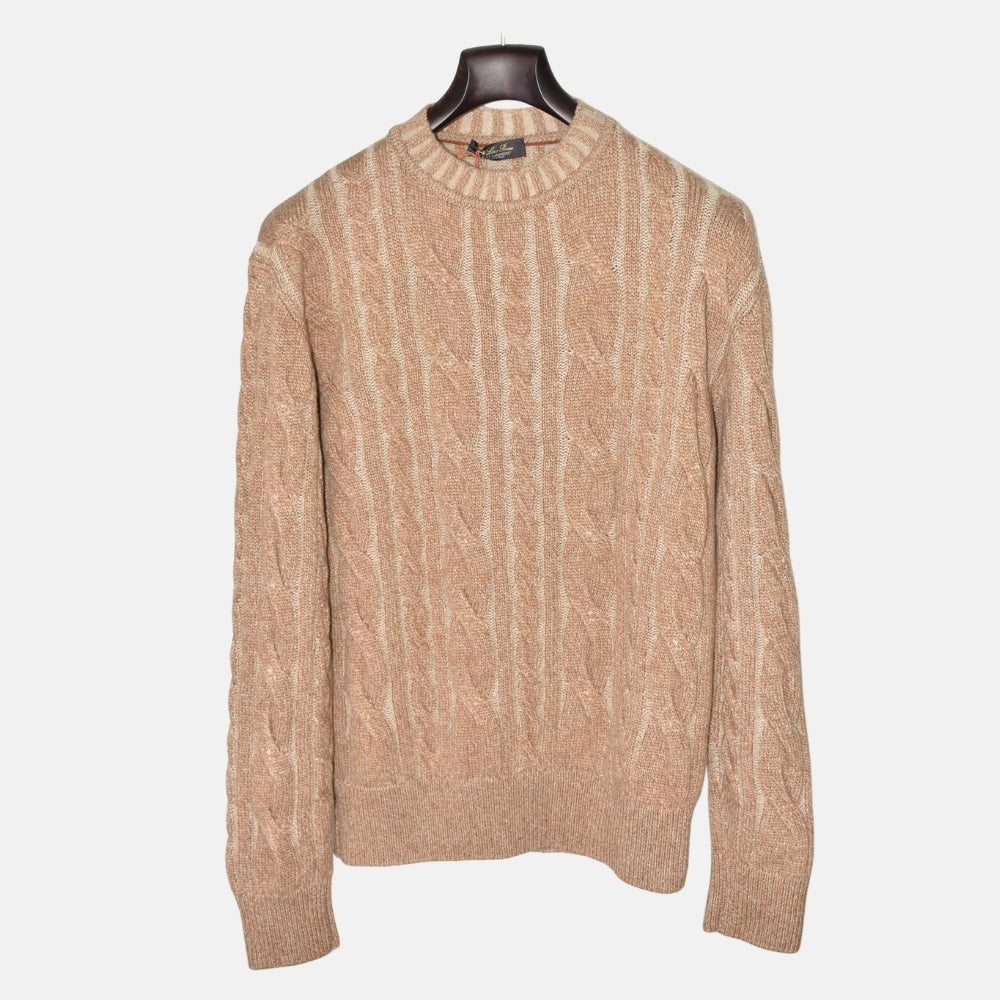 Beige Baby Cashmere Sweater (EU 52)