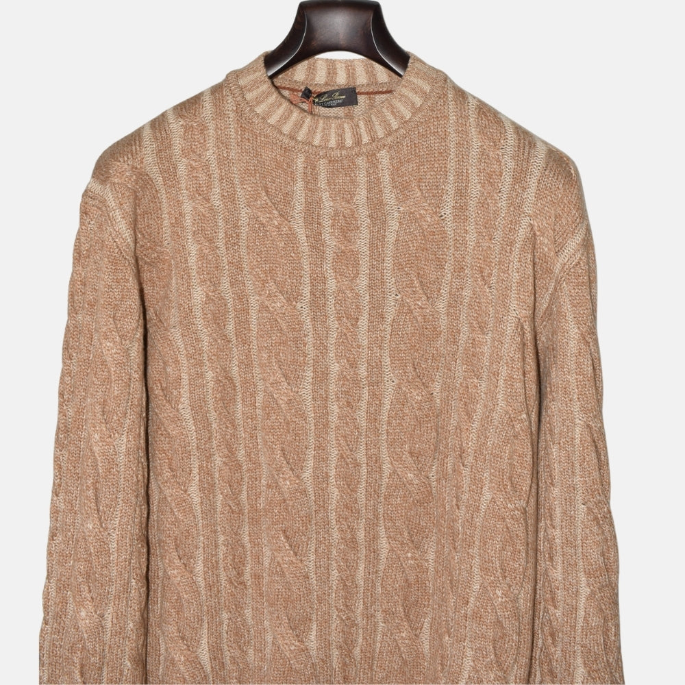 Beige Baby Cashmere Sweater (EU 52)