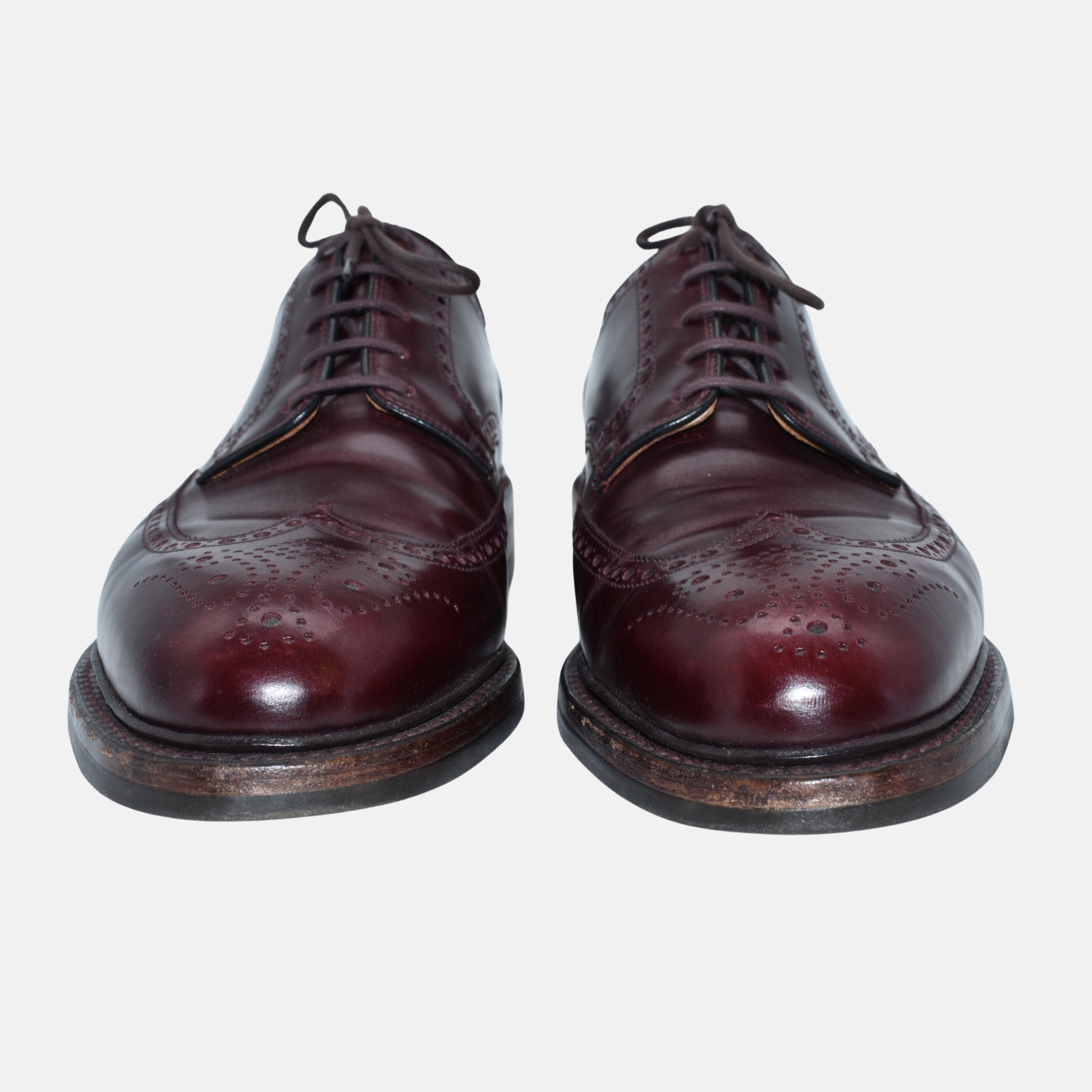 Bordeaux Budapester Shoes made of Leather (EU 42,5)