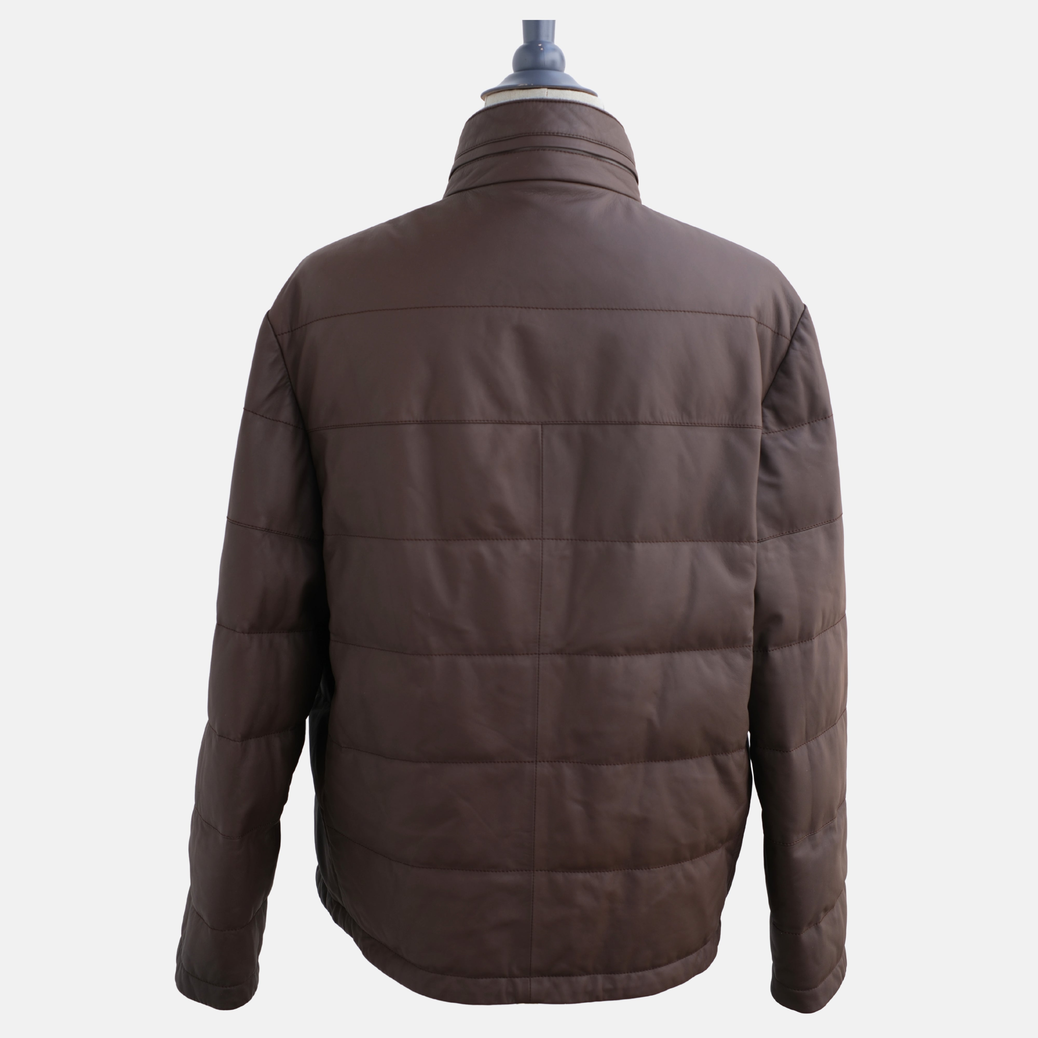 Brown Jacket made of Leather (3XL)