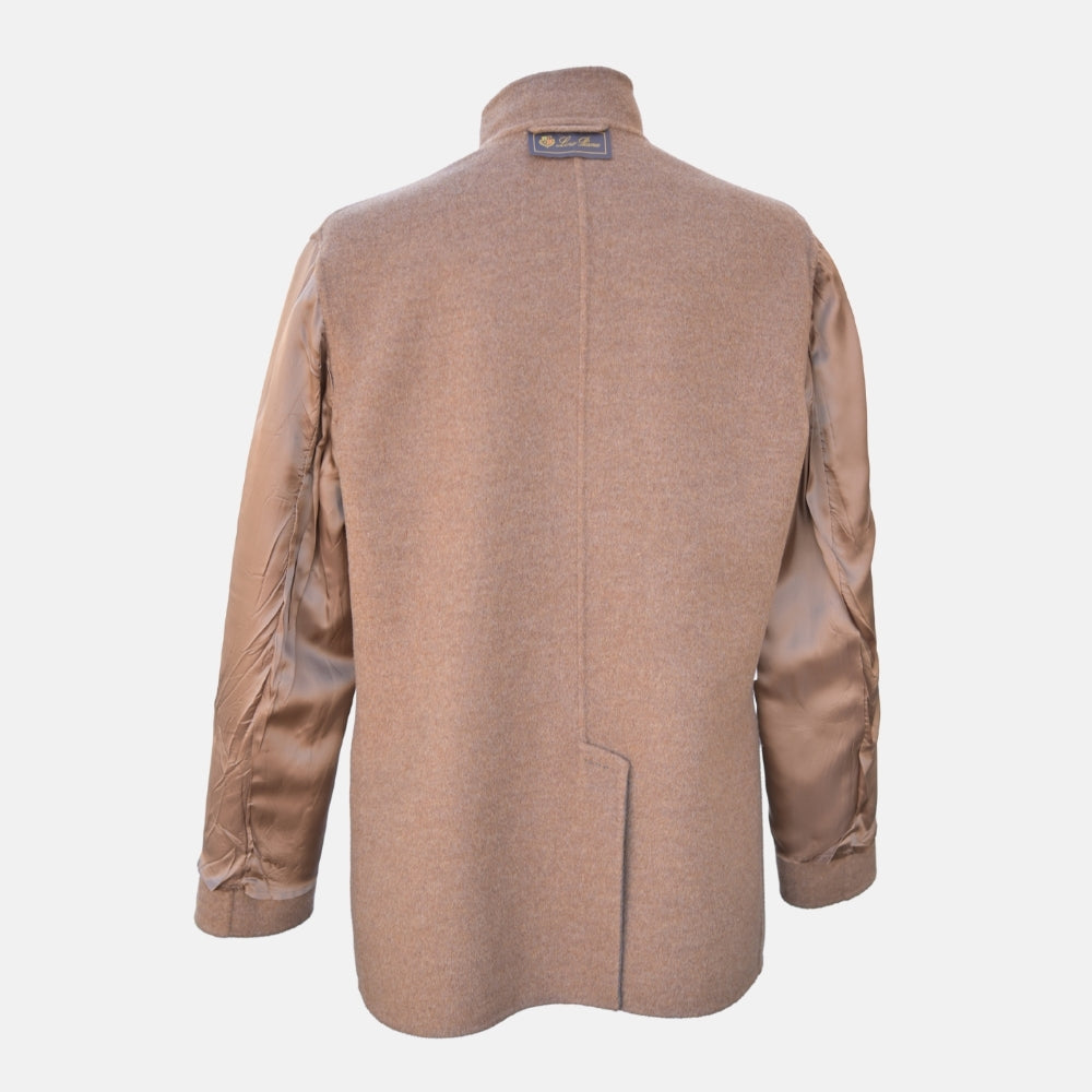 Grey/Brown Cashmere Jacket (EU 50)