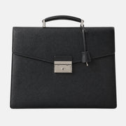 Black Briefcase made of Saffiano Leather (OS)
