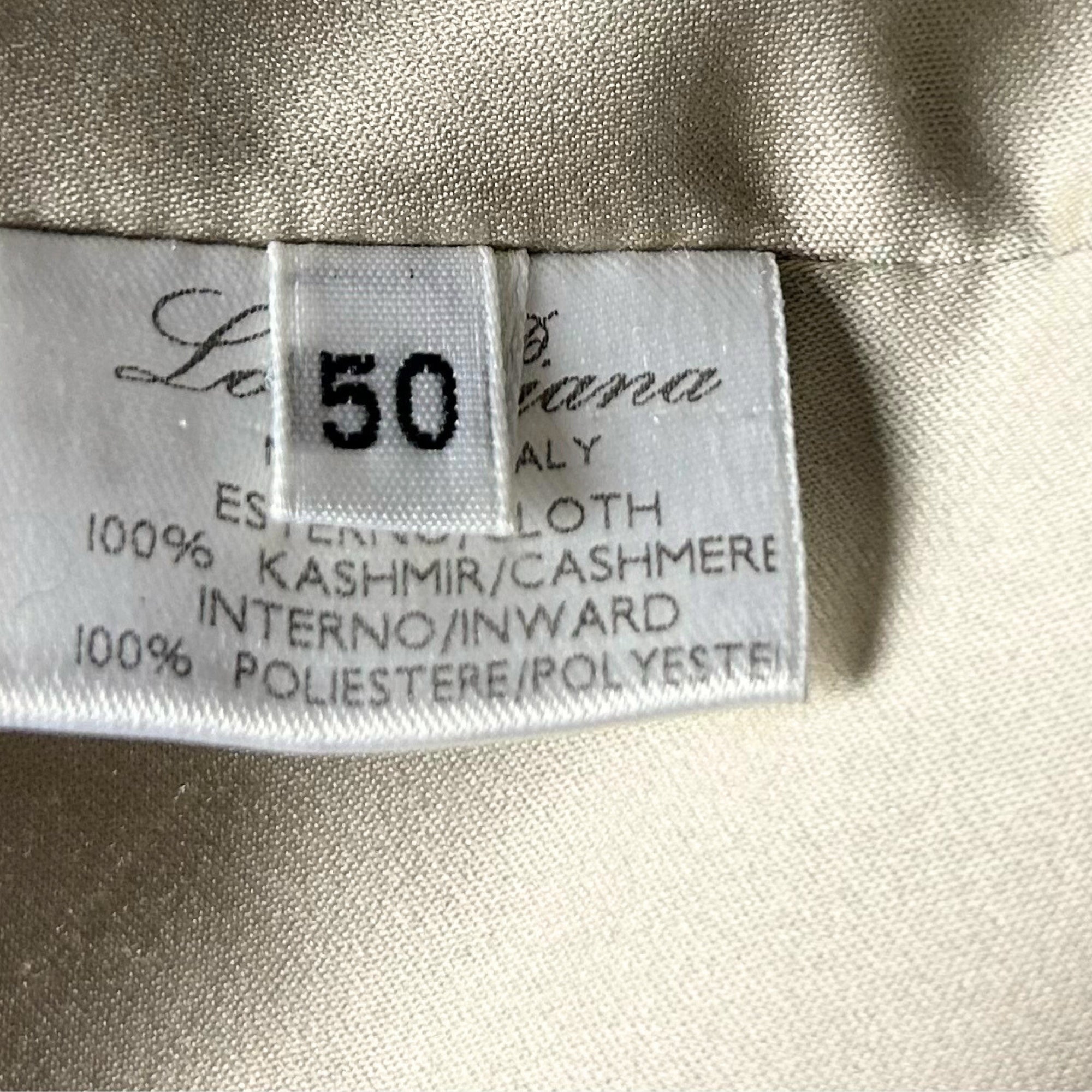 Khaki Peacoat made if Cashmere (EU 50)