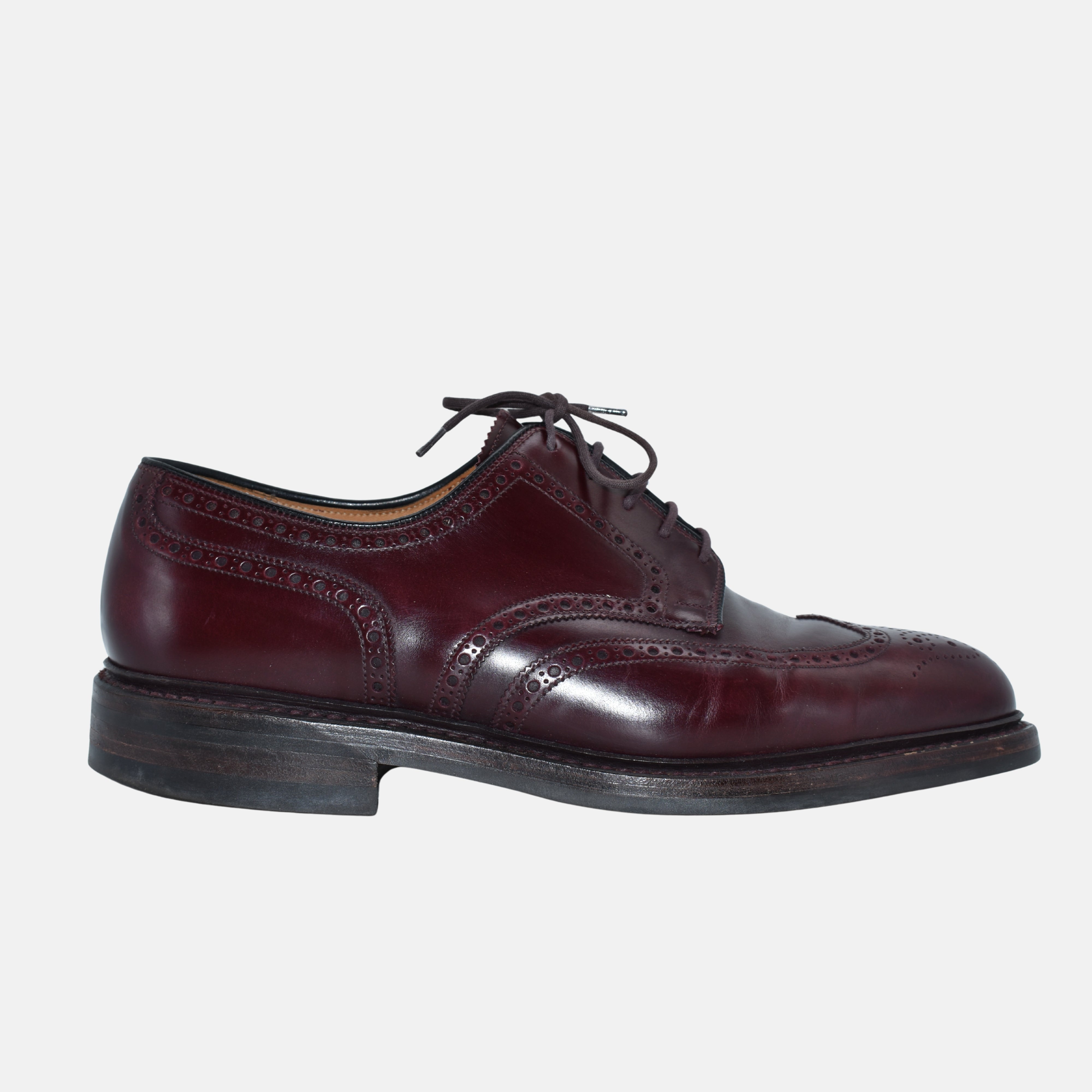 Bordeaux Budapester Shoes made of Leather (EU 42,5)
