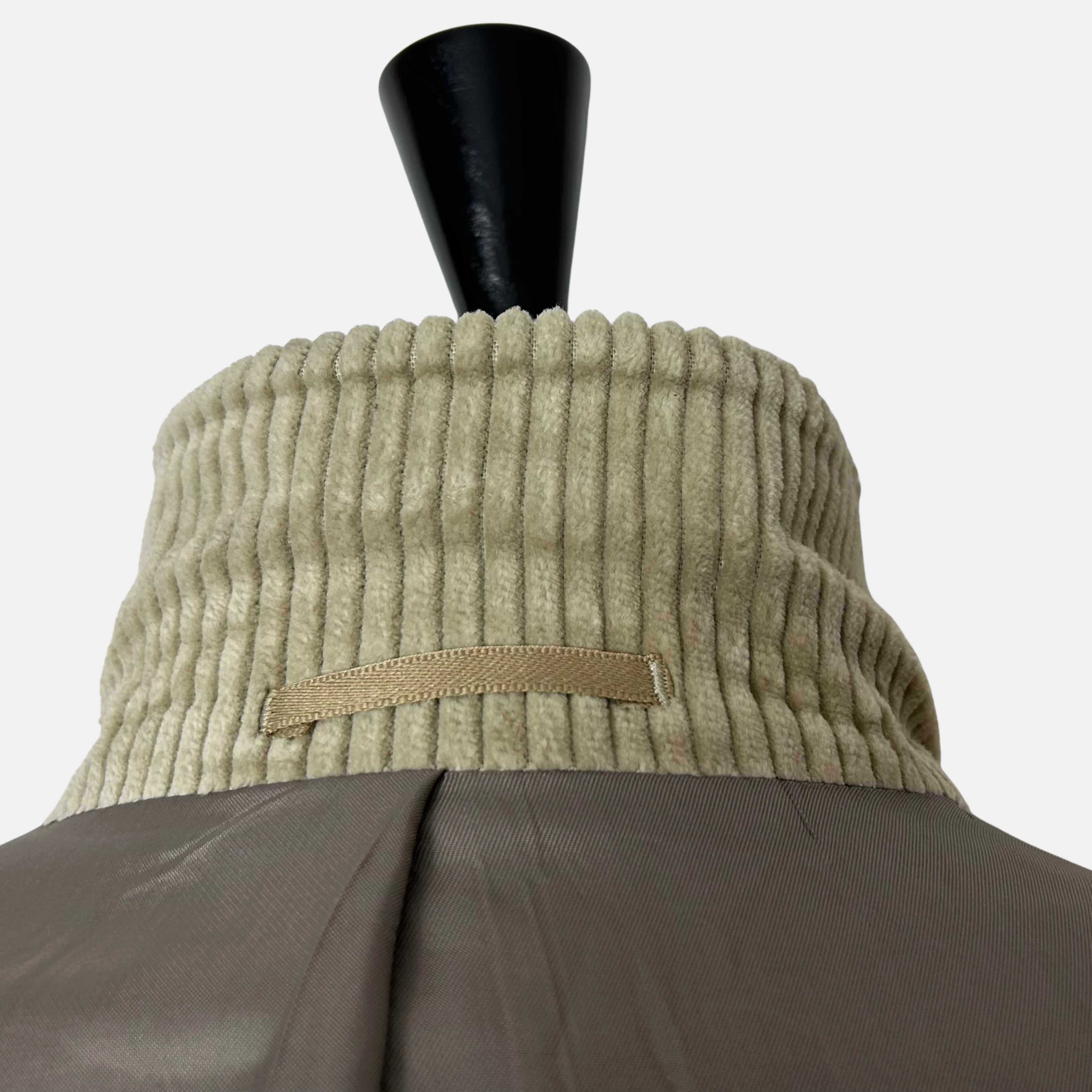 Sand Corduroy Coat made of Cotton (EU 52)