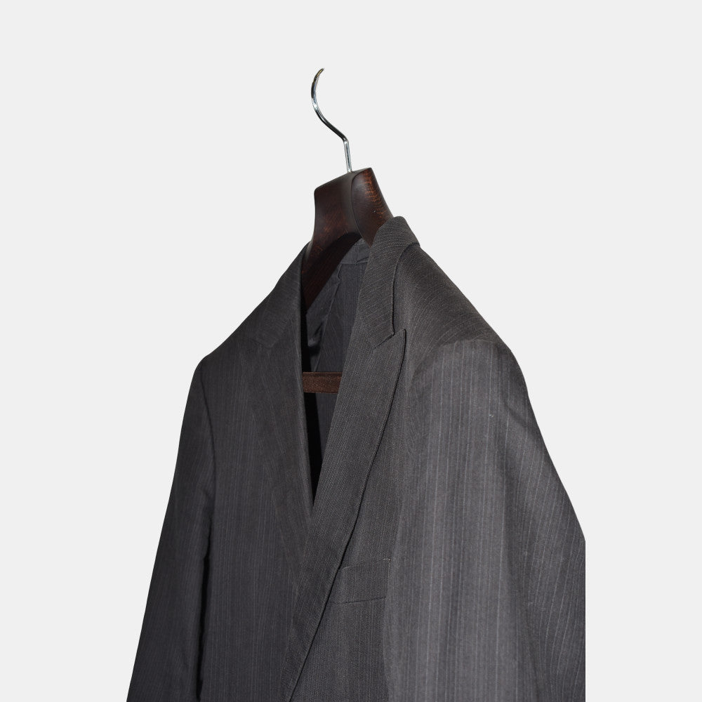 Black Striped Blazer made of Cotton (EU 50)