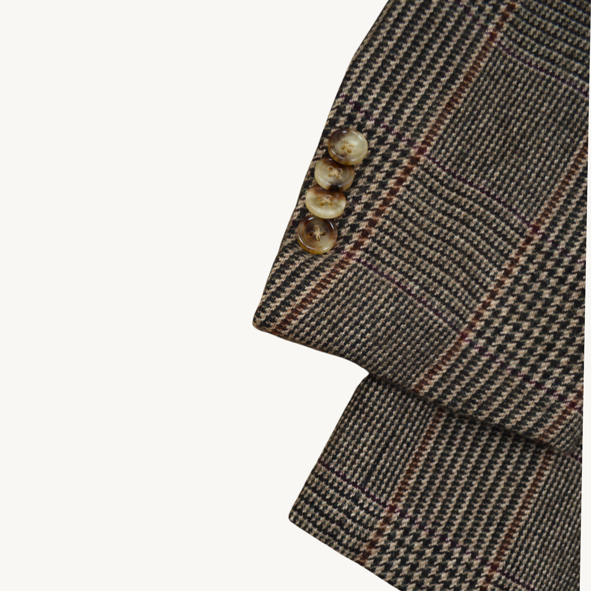 Checked Blazer made of Camel Hair