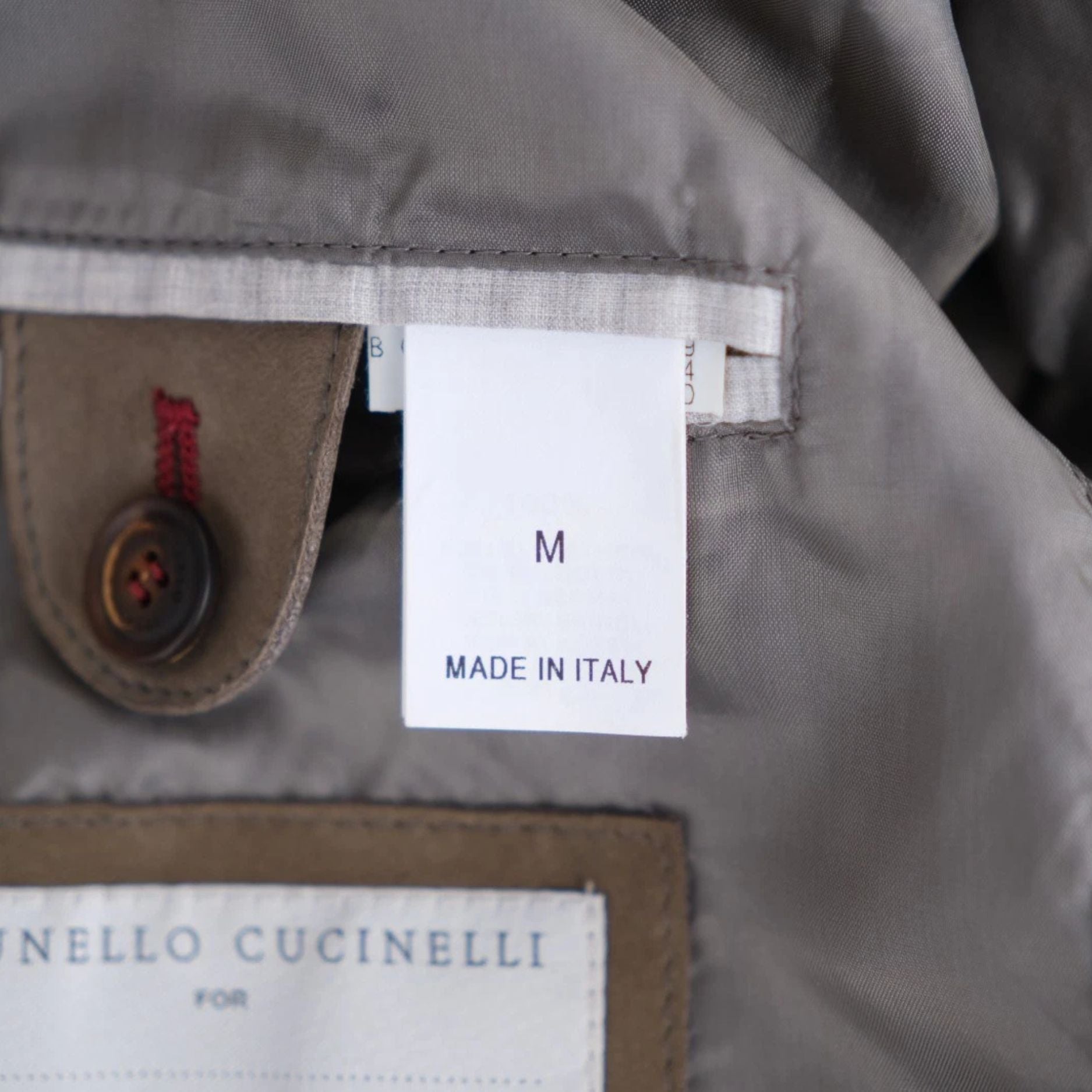 Olive Suede Bomber Jacket (M)