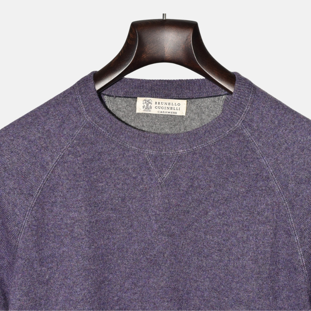 Purple Sweater made of Cashmere (EU 52)