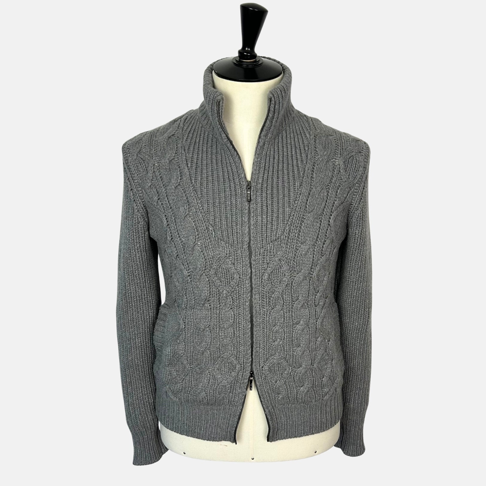 Grey Cardigan made of Baby Cashmere (EU 48)