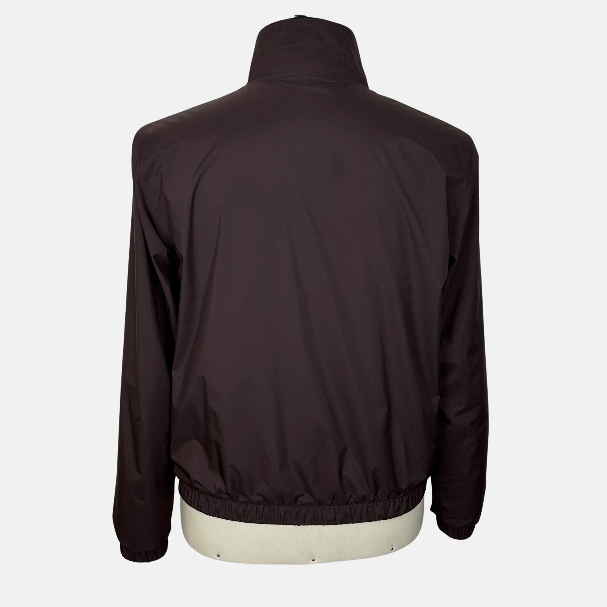 Burgundy Reversible Windmate Bomber Jacket Cashmere/Nylon (48)