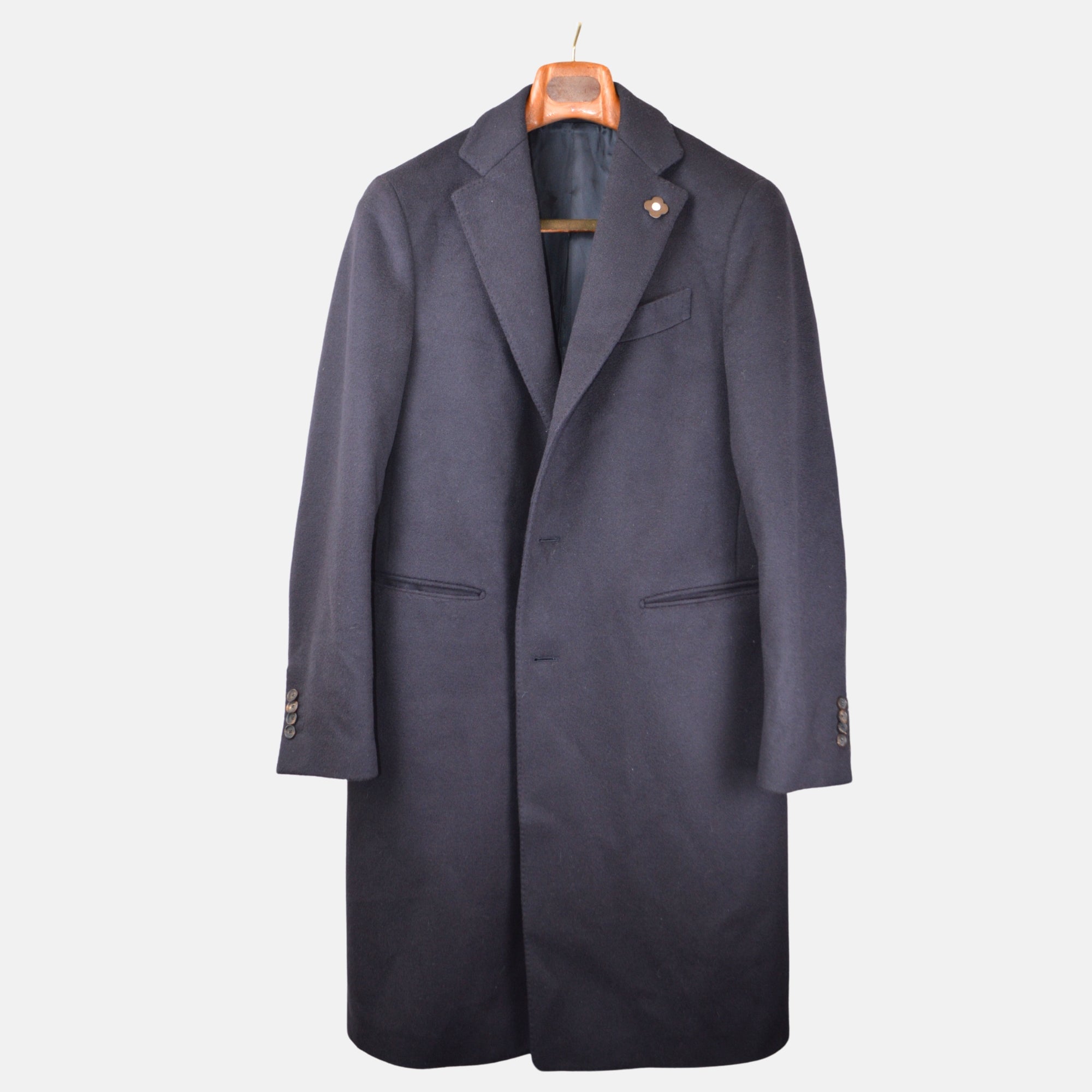 Navy Coat made of Wool (50)