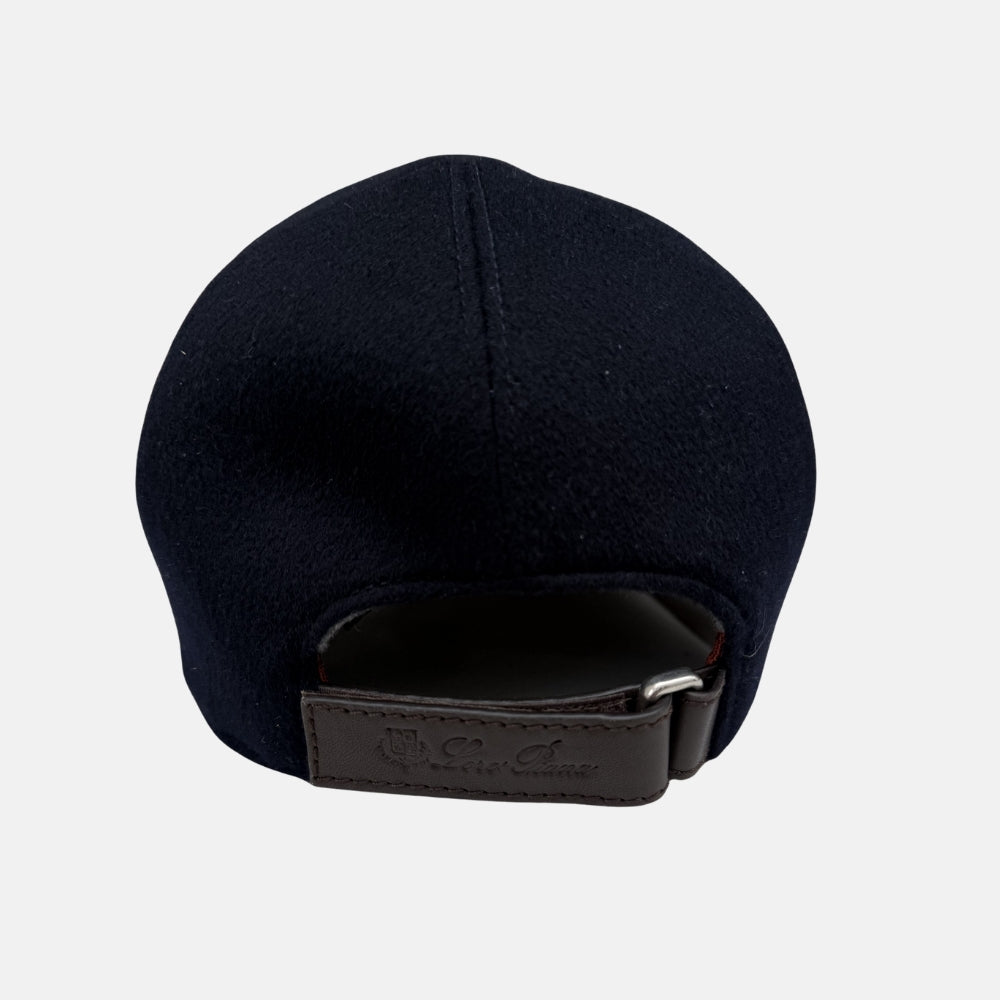 Navy Blue Wool Cap (S)