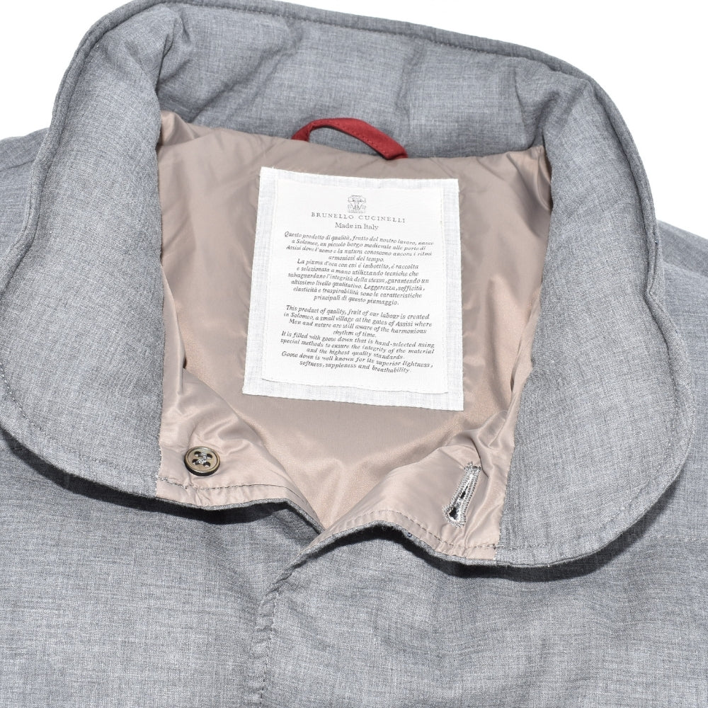 Grey Down Vest (M)