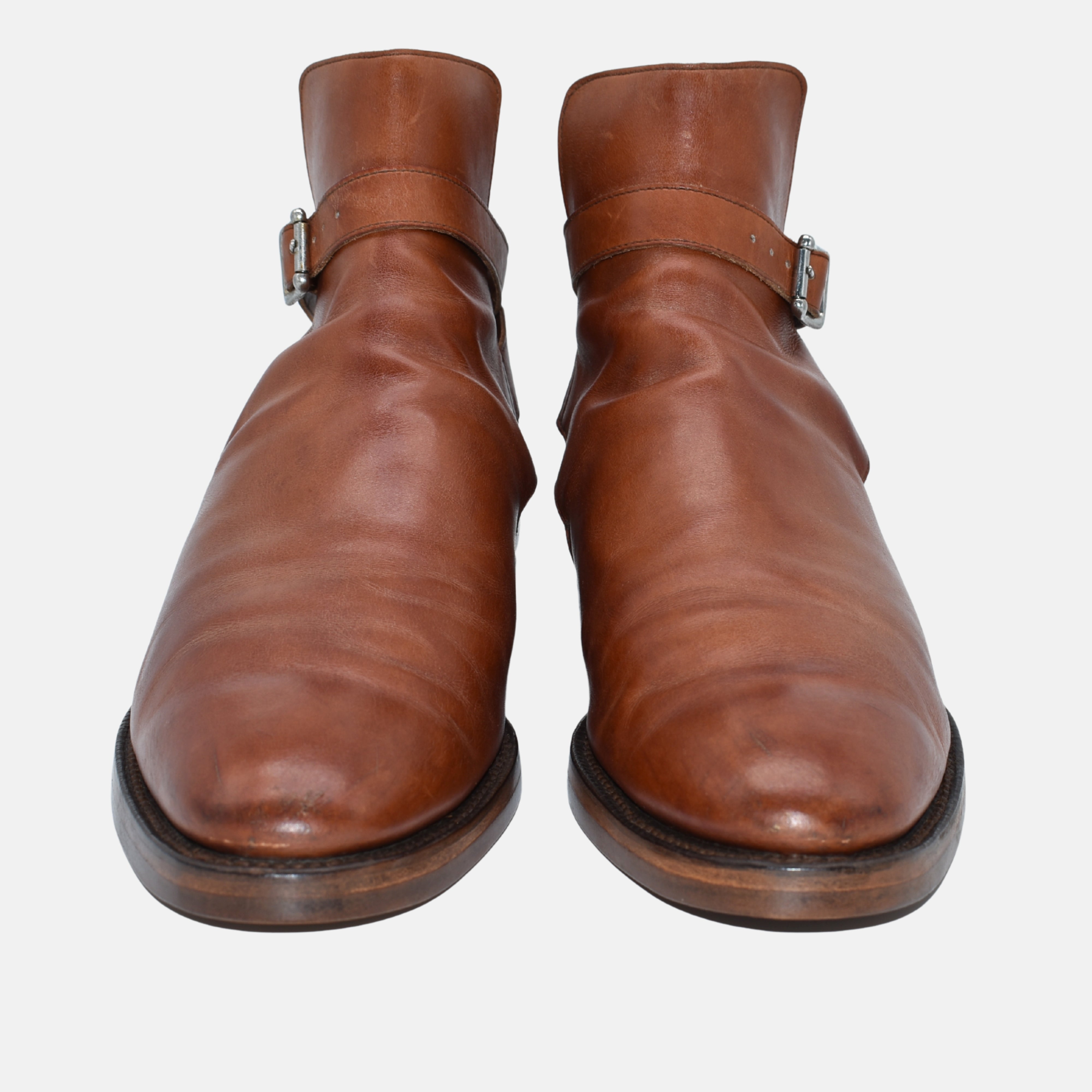 Cognac Jodhpur Boots made of Leather (EU 41.5)
