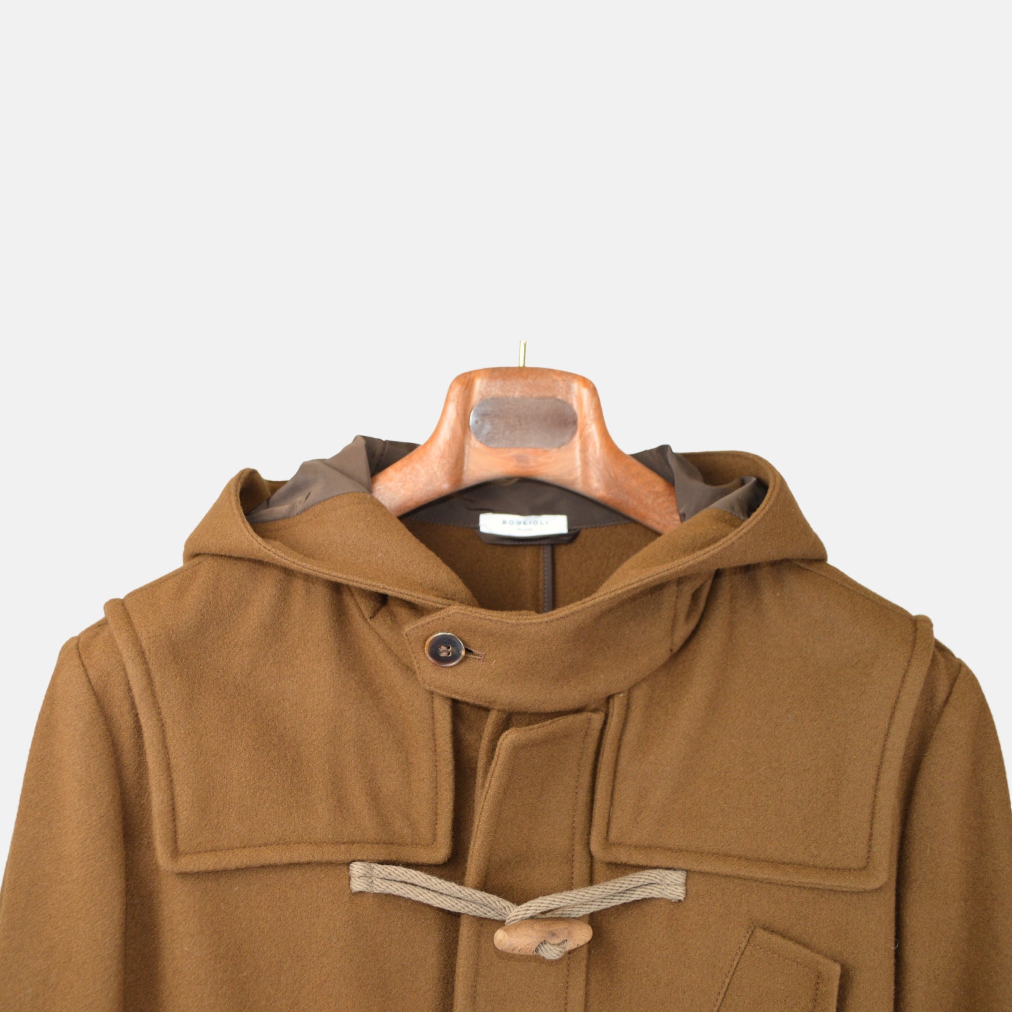 Brown Duffle Coat made of Wool (48)