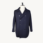 Navy Blue Pea Coat made of Wool