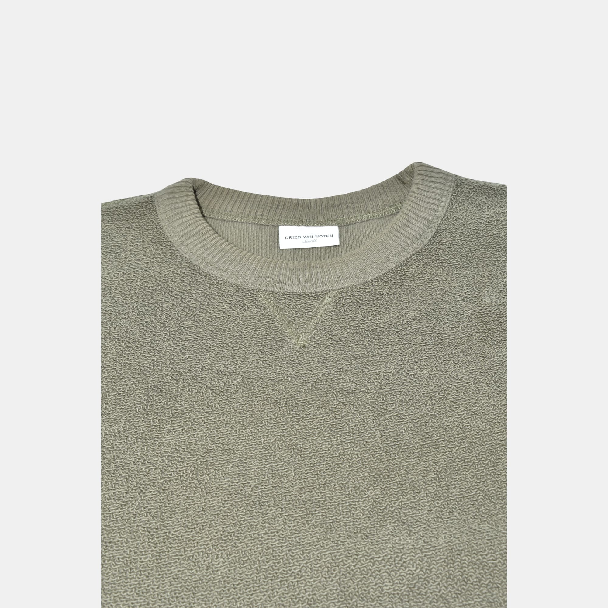 Khaki Sweater made of Cotton (S)