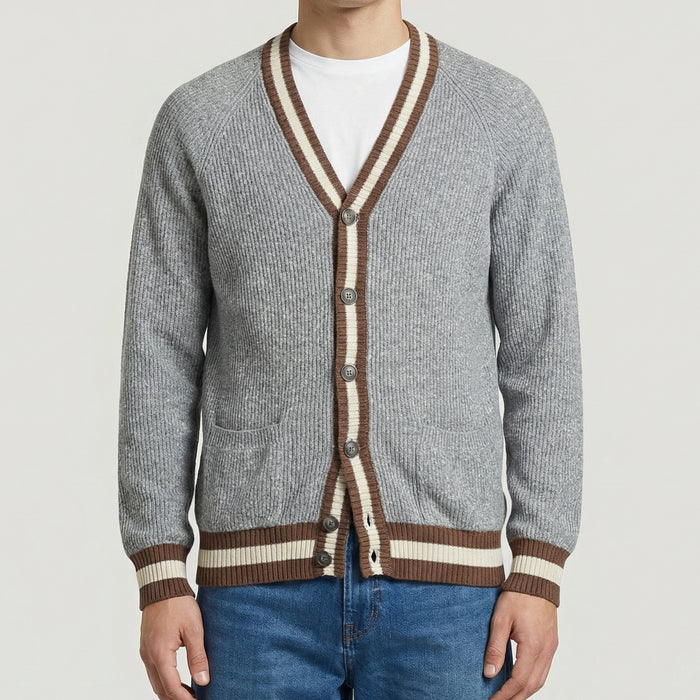 Multicolored Cotton Cardigan (EU 54)