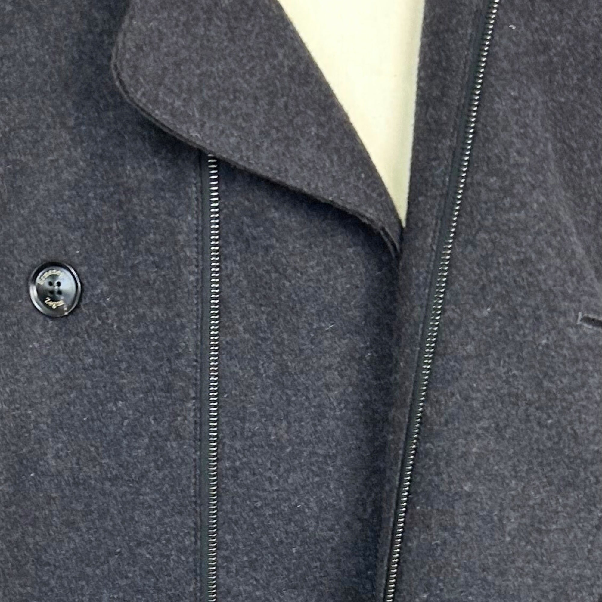 Anthracite Peacoat made of Cashmere (EU 52)