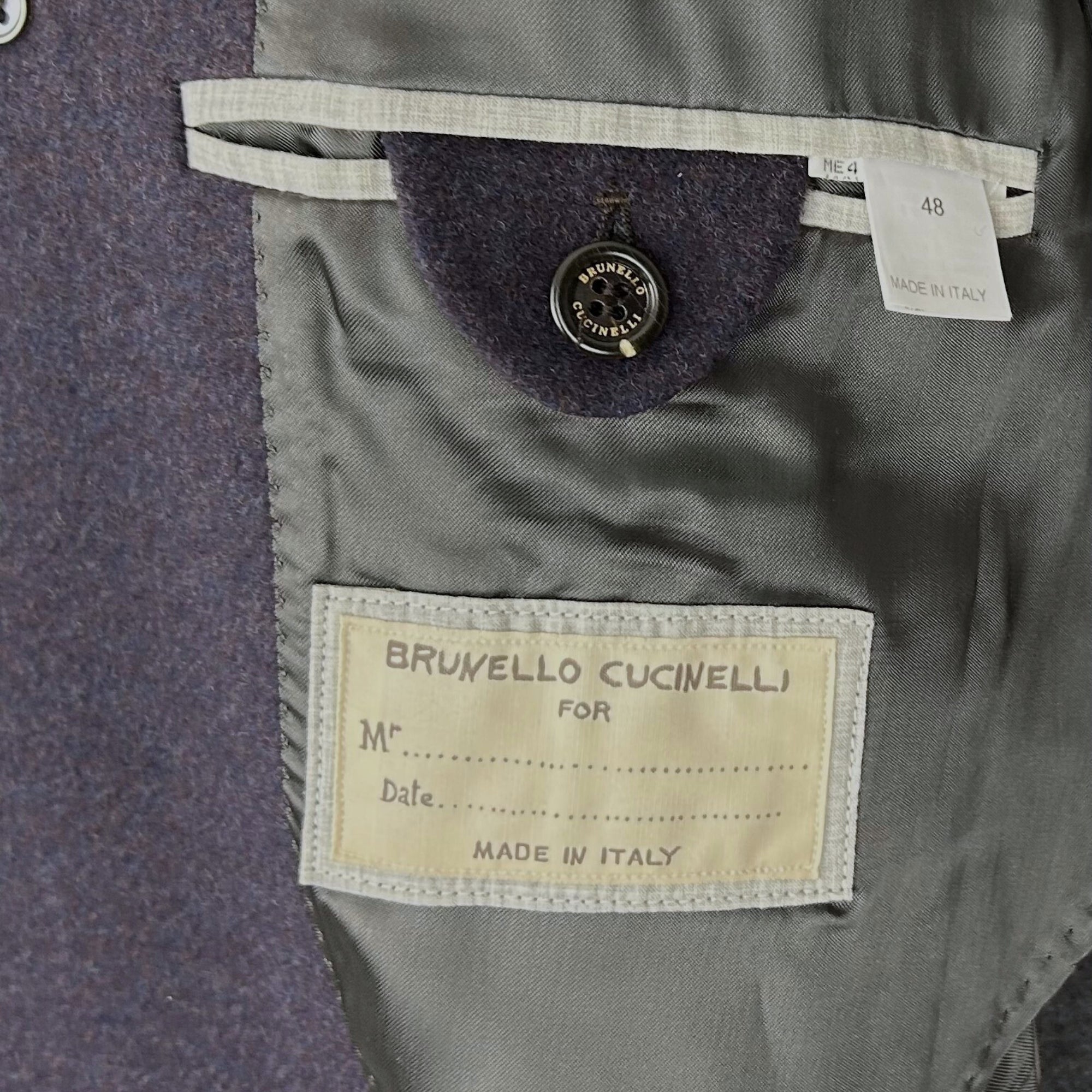 Navy Coat made of Wool/Cashmere (EU 48)