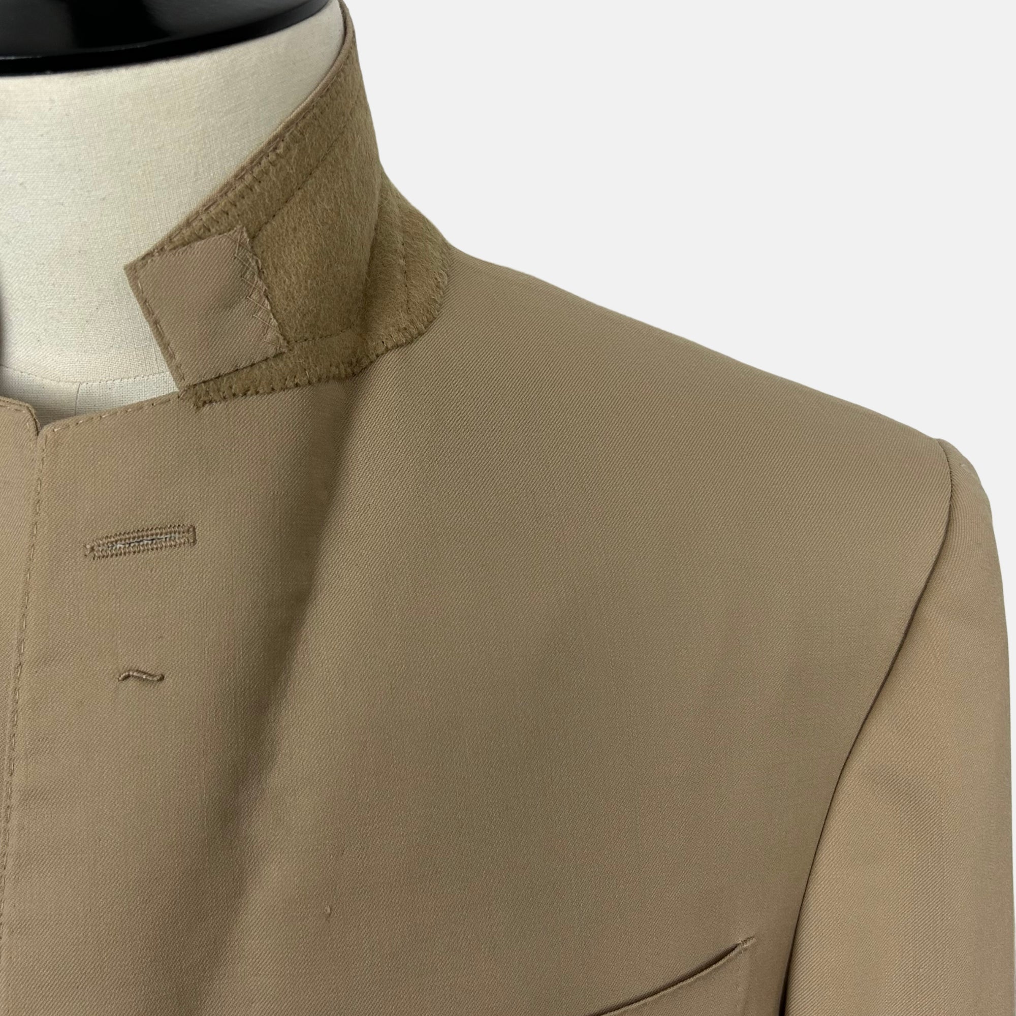 Tan Blazer made of Garbadine Wool (52/54)