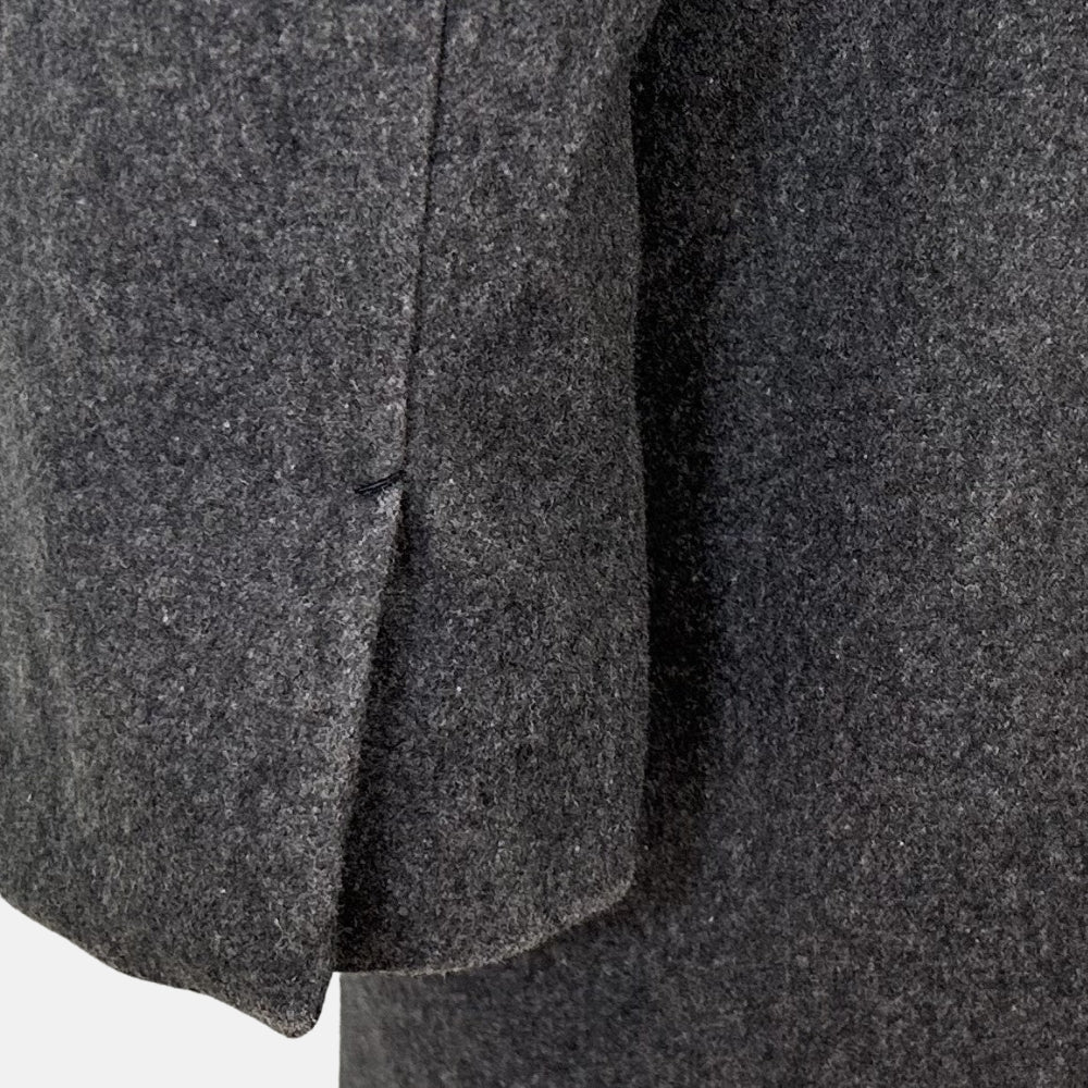 Grey Coat made of Wool/Cotton (50)