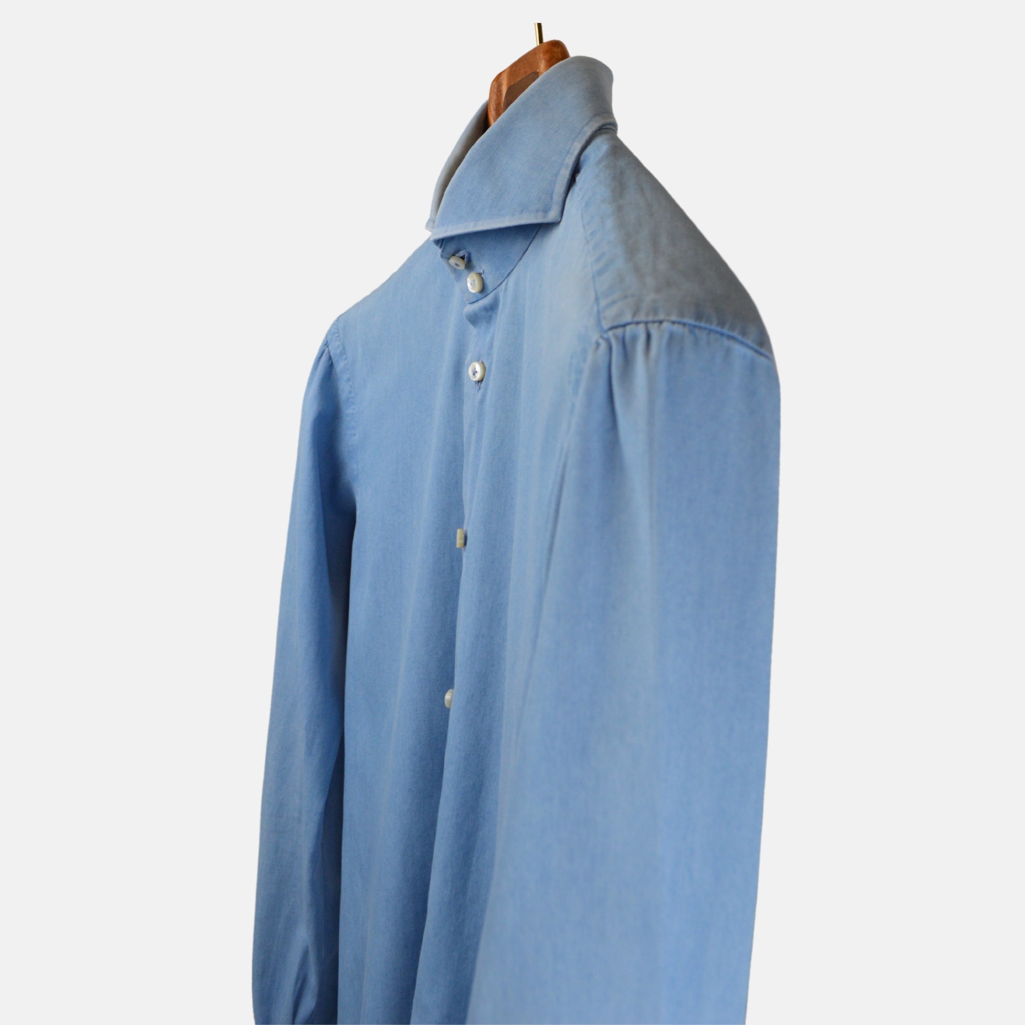 Blue Shirt made of Cotton (39)