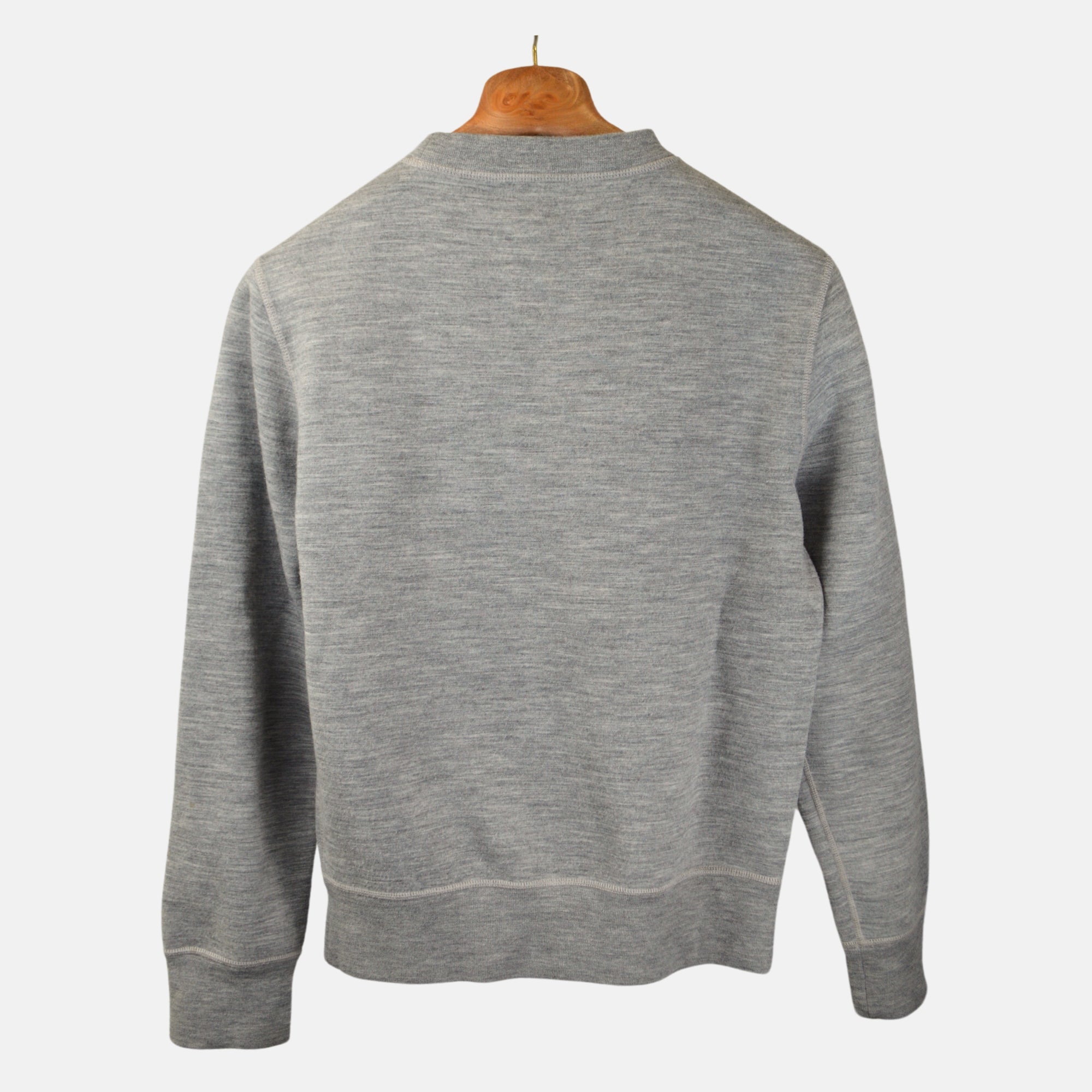 Grey Sweater made of Cotton/Wool/ Polyamide (L)