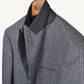 Charcoal Flannel Chalk Stripe Wool Suit (50)